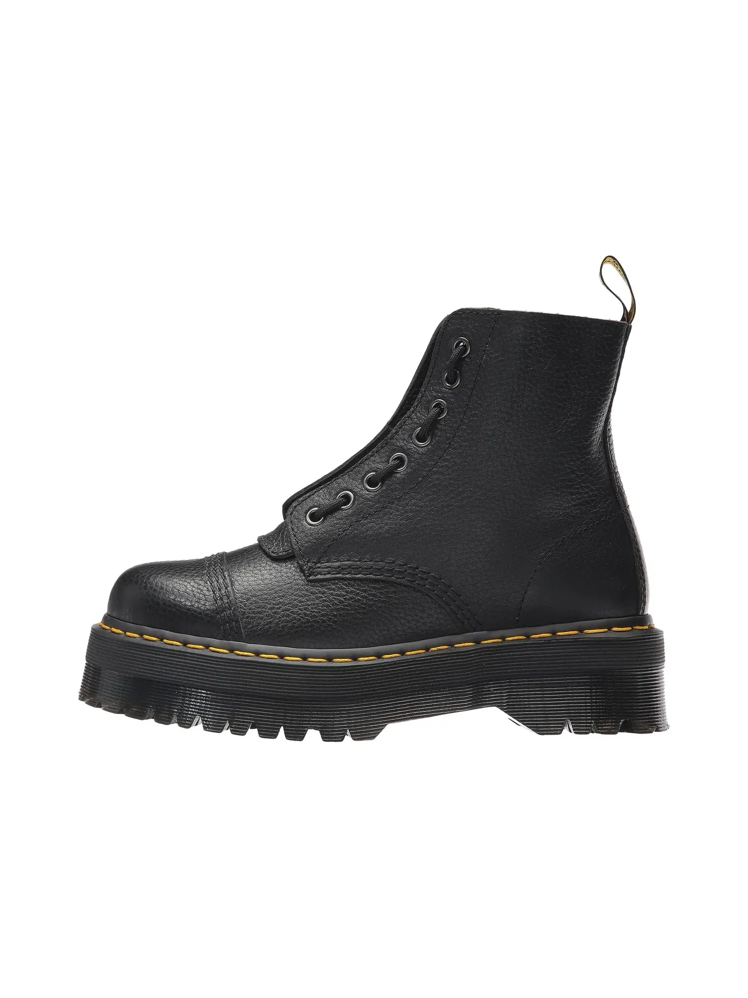 Ботинки на платформе Sinclair из тисненой кожи наппа Dr. Martens — изображение 4 из 4, черный