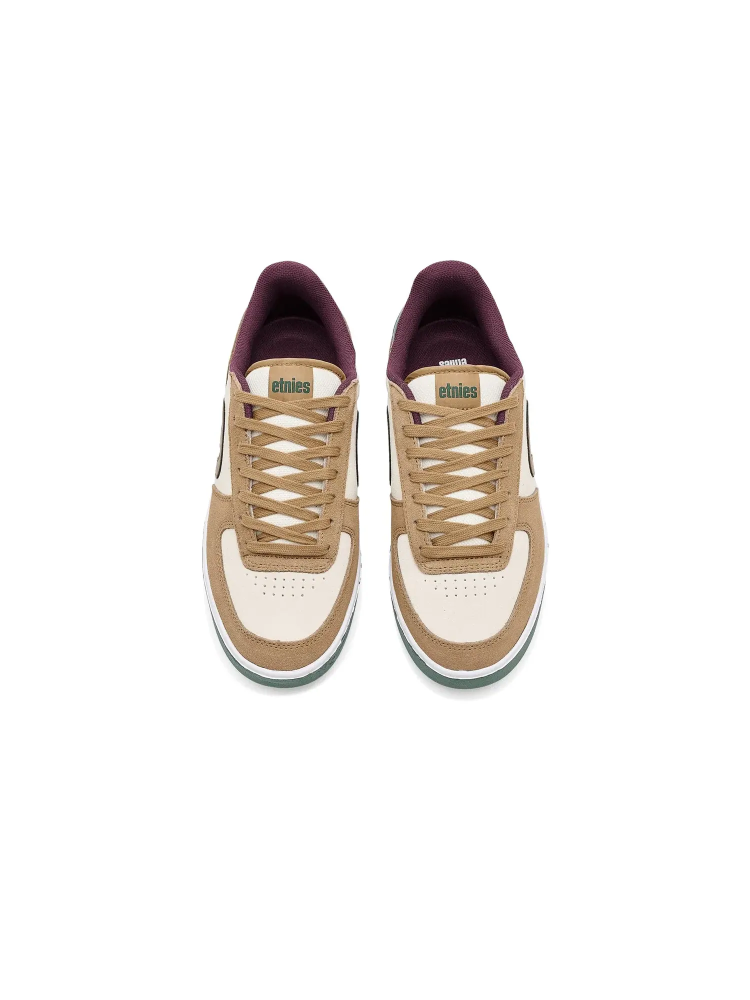 Кроссовки Emerson X Skate Wild Etnies — изображение 2 из 4, бежевый/зеленый