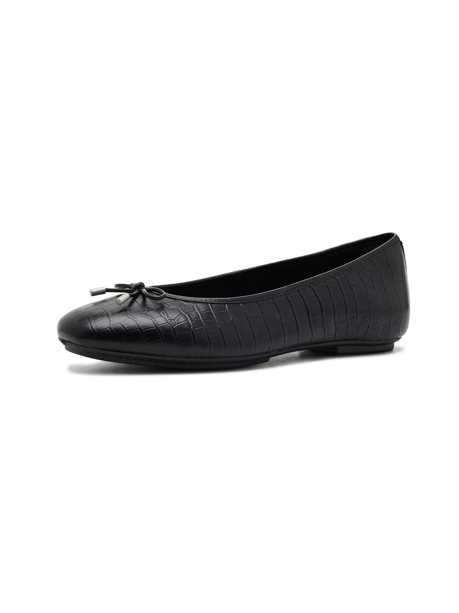 Балетки Delicato Crocodile Ballerinas Fitflop — изображение 1 из 4, черный