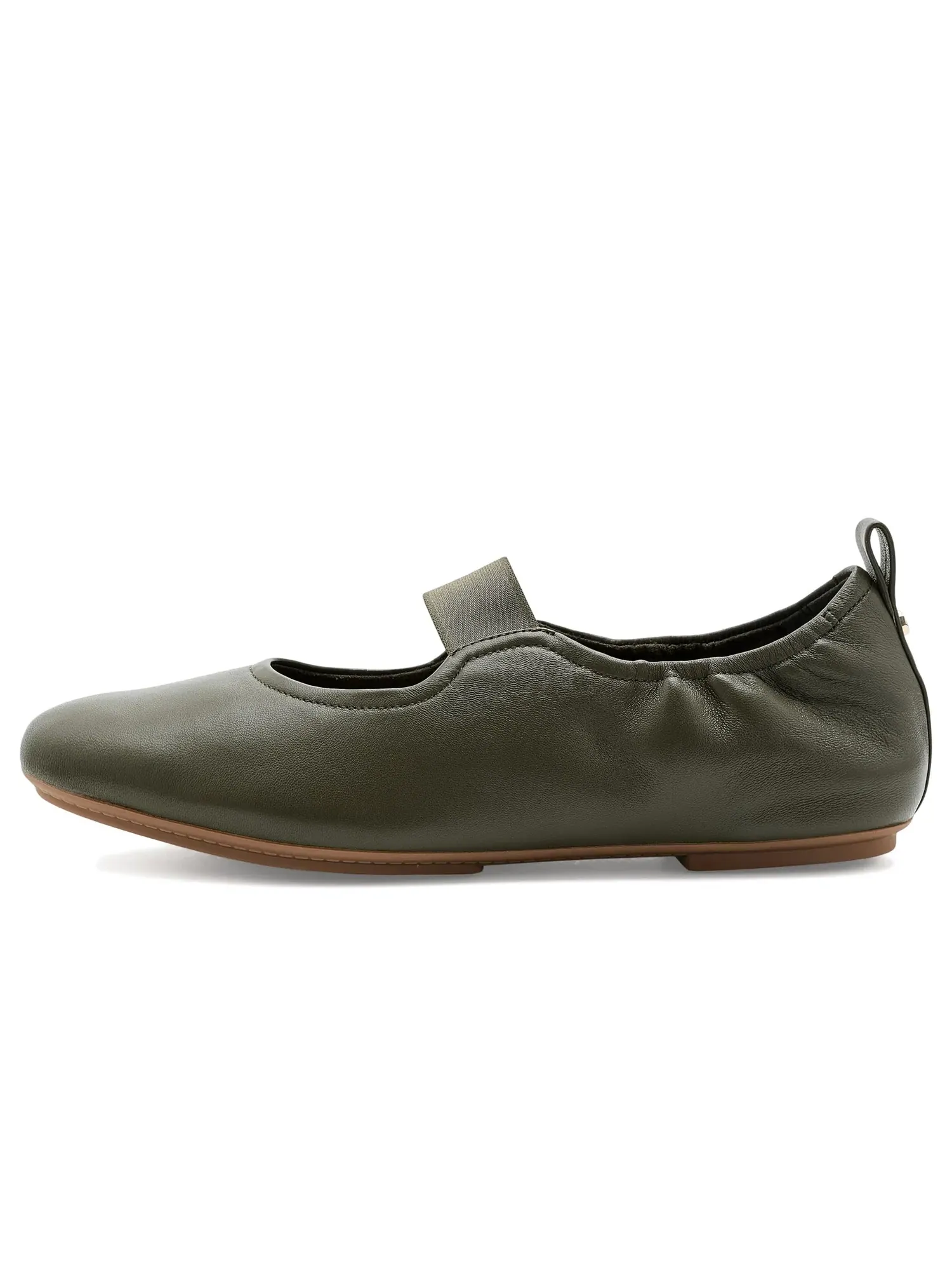 Балетки Delicato Poise Leather Mary Jane Fitflop — изображение 4 из 4, глубокий оливковый
