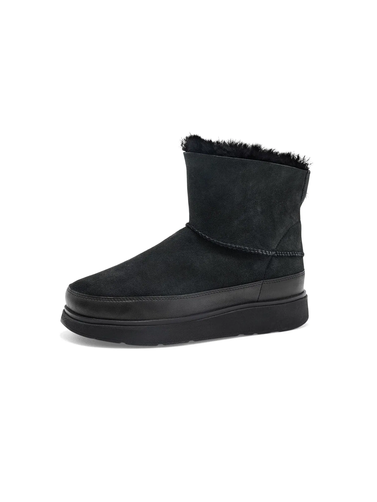 Миниатюрные двусторонние сапоги Gen-FF из овчины Fitflop — изображение 1 из 4, черный