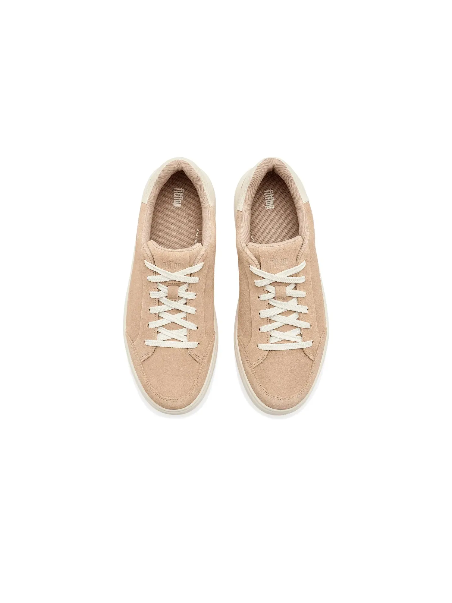 Кроссовки Rtg из замши со змеиной кожей на шнуровке Fitflop — изображение 2 из 4, коричневый
