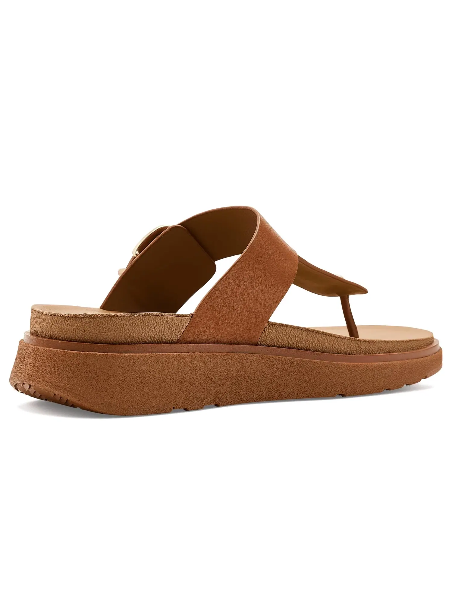 Сандалии Gen-FF с пряжкой и кожаным перемычком между пальцами Fitflop — изображение 3 из 4, светлый бежевый