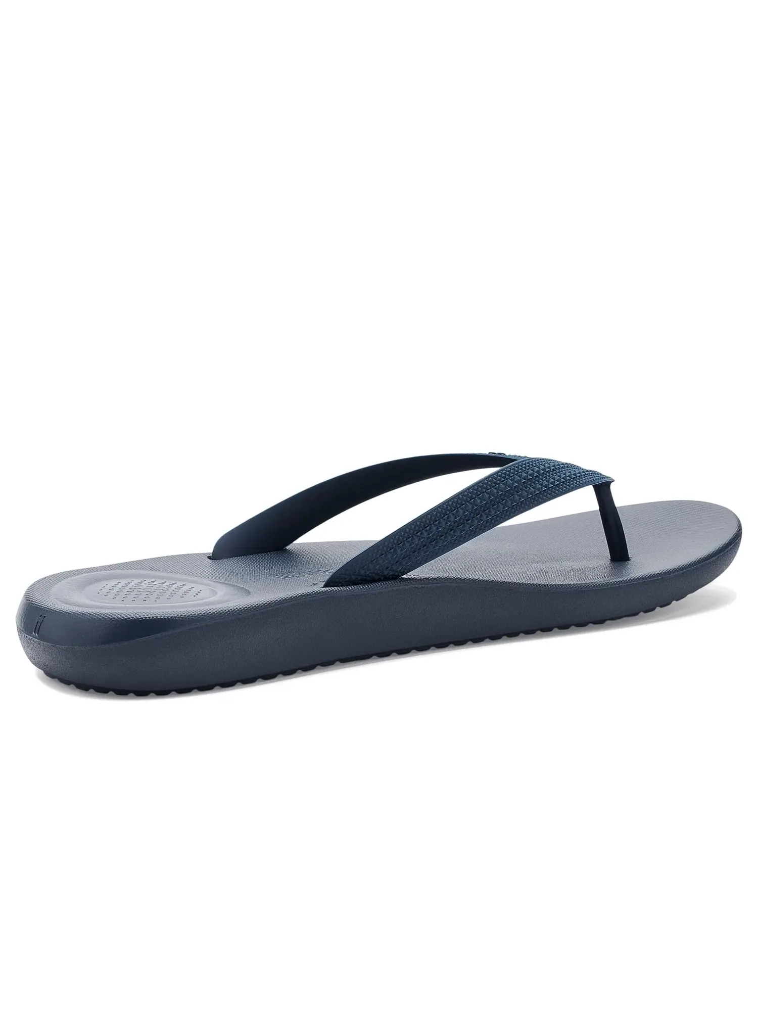 Шлепанцы с текстурными ремешками Iqushion Textured-Strap Flip-Flops Fitflop — изображение 3 из 4, темно-синий
