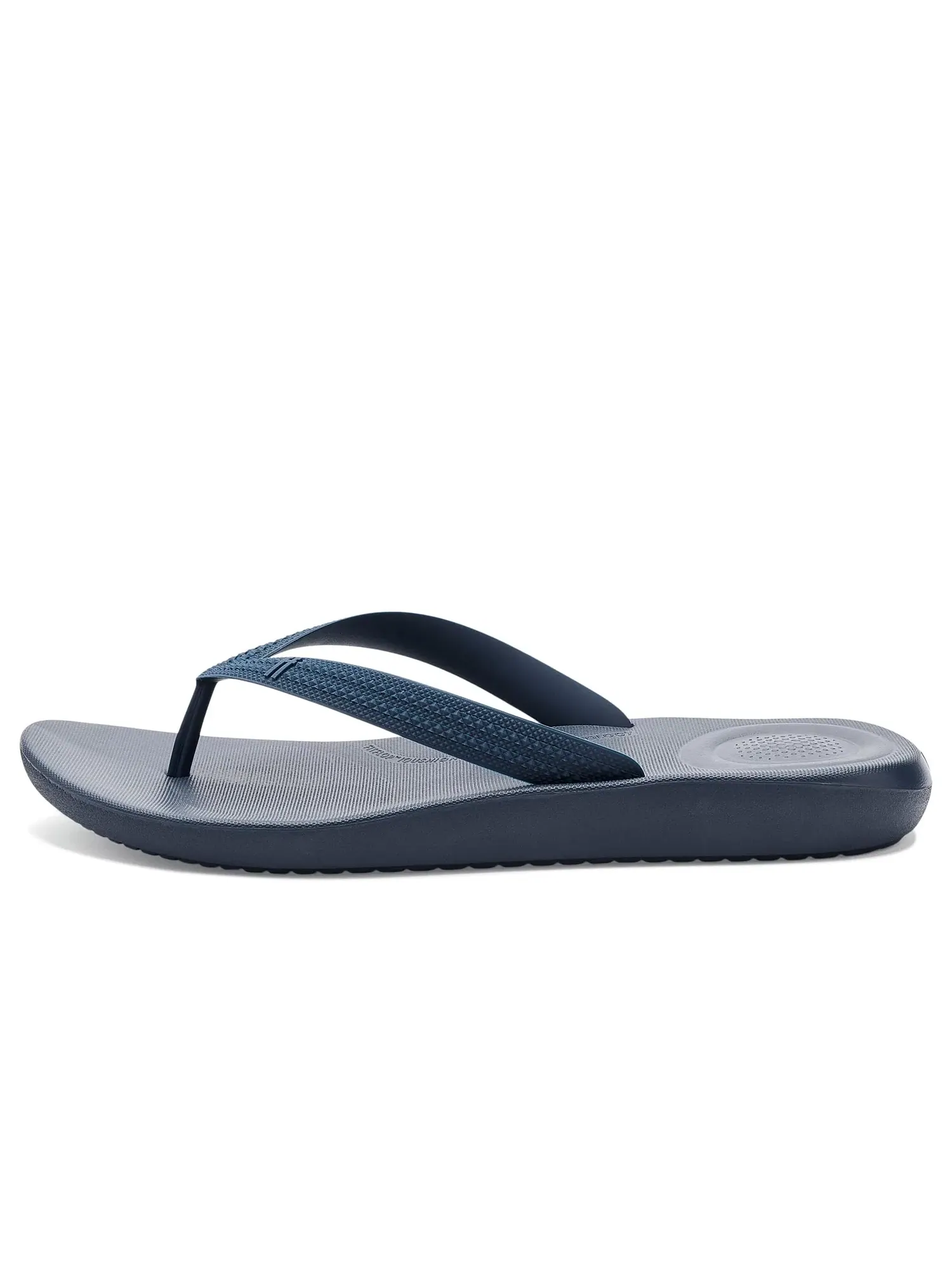 Шлепанцы с текстурными ремешками Iqushion Textured-Strap Flip-Flops Fitflop — изображение 4 из 4, темно-синий