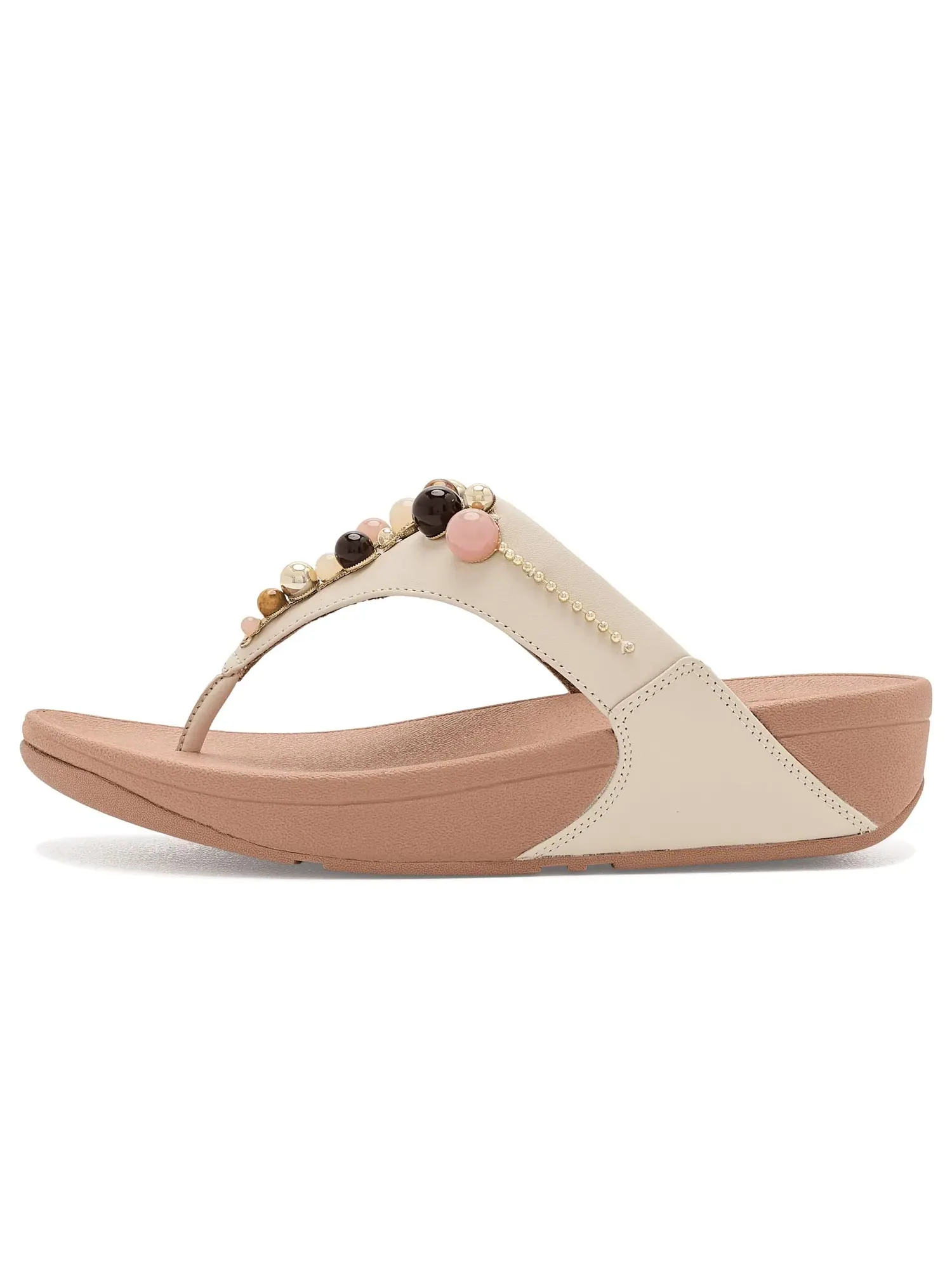 Слайды Lulu Beaded Fitflop — изображение 4 из 4, бежевый