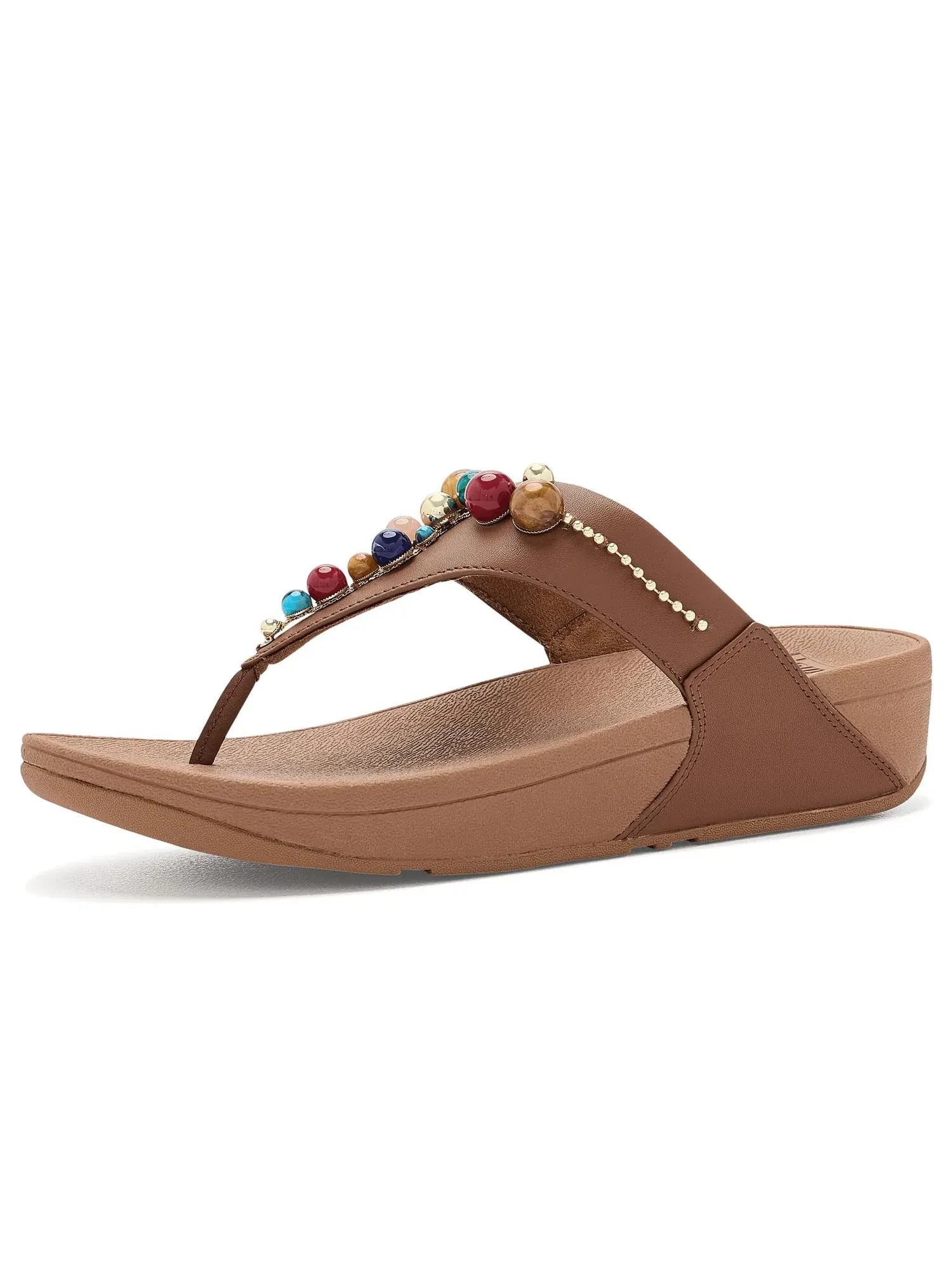Слайды Lulu Beaded Fitflop — изображение 1 из 4, бежевый