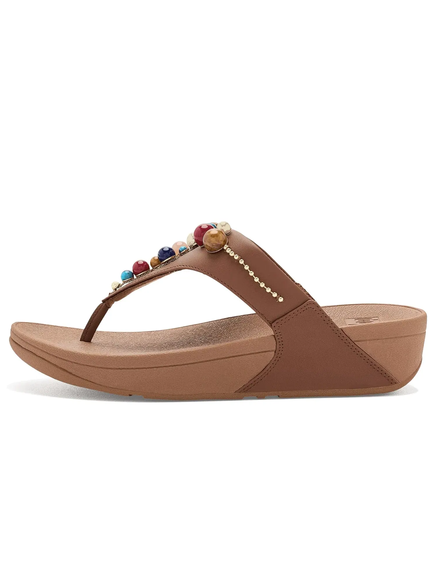Слайды Lulu Beaded Fitflop — изображение 4 из 4, бежевый