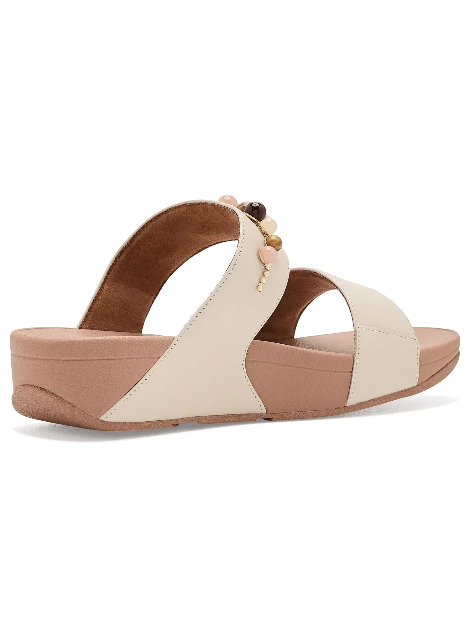 Слайды Lulu Beaded Slides Fitflop — изображение 3 из 4, бежевый