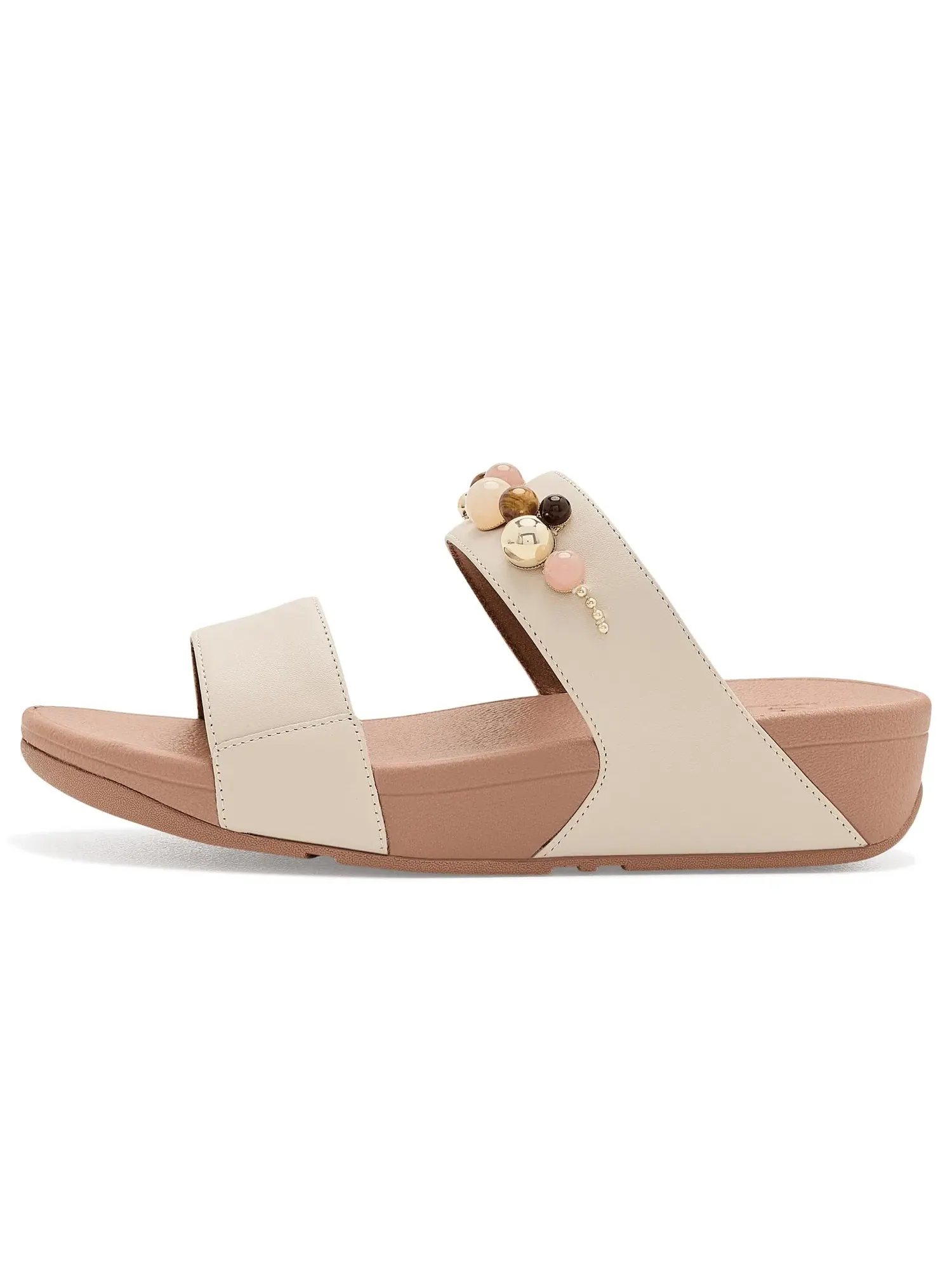 Слайды Lulu Beaded Slides Fitflop — изображение 4 из 4, бежевый