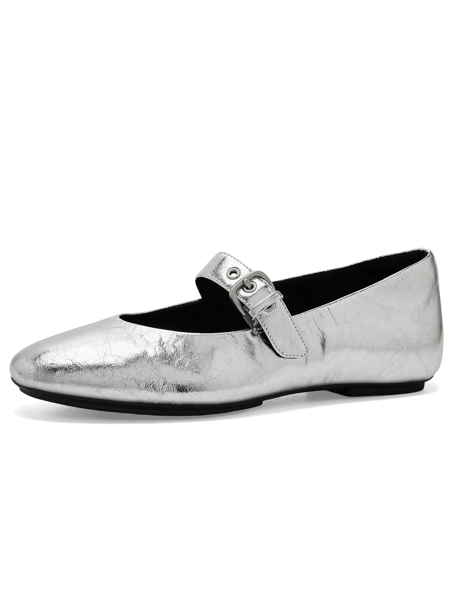 Балетки Delicato Metallic Mary Janes Fitflop — изображение 1 из 4, серебряный