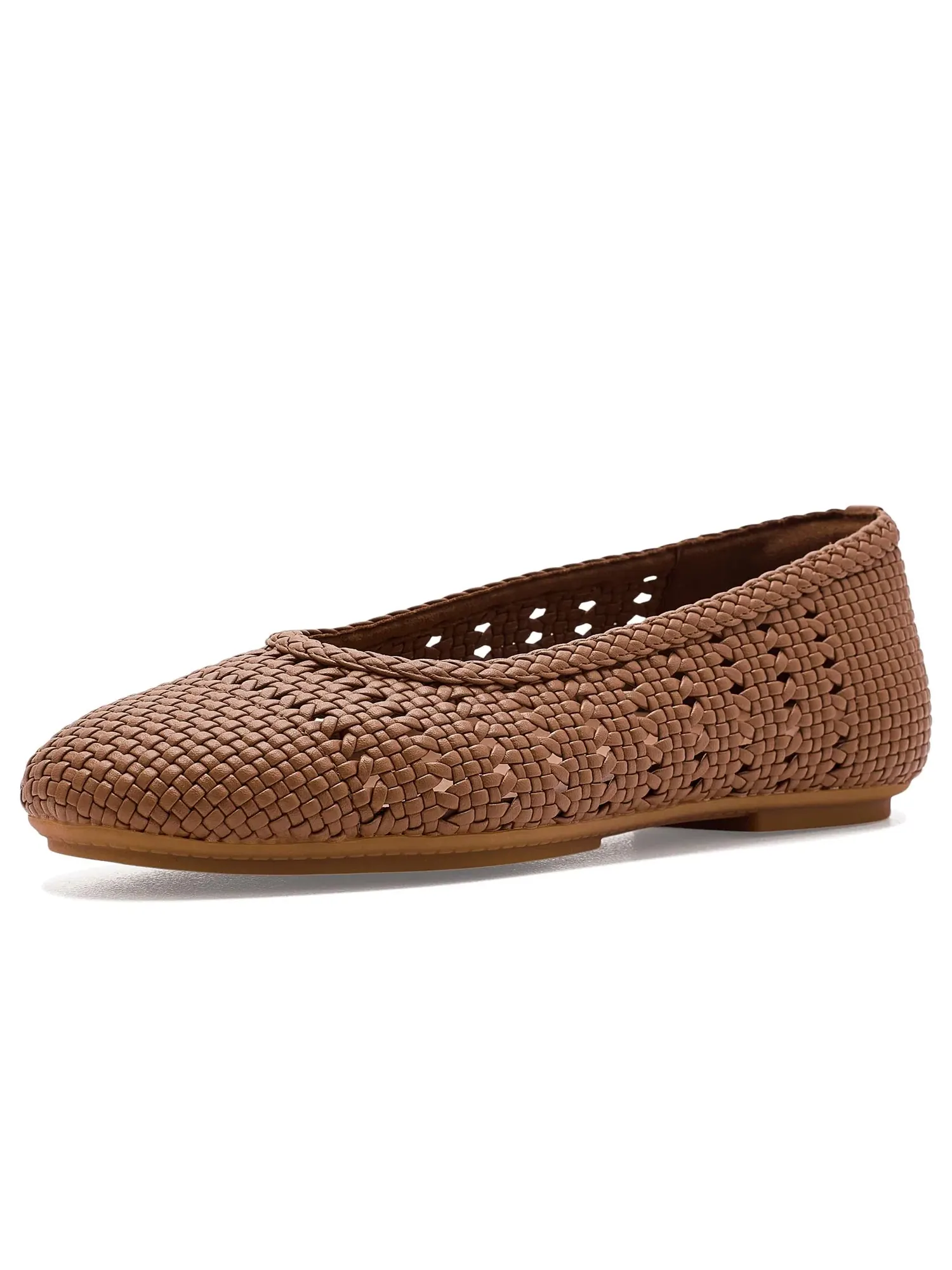 Балетки Delicato Woven Ballerinas Fitflop — изображение 1 из 4, бежевый