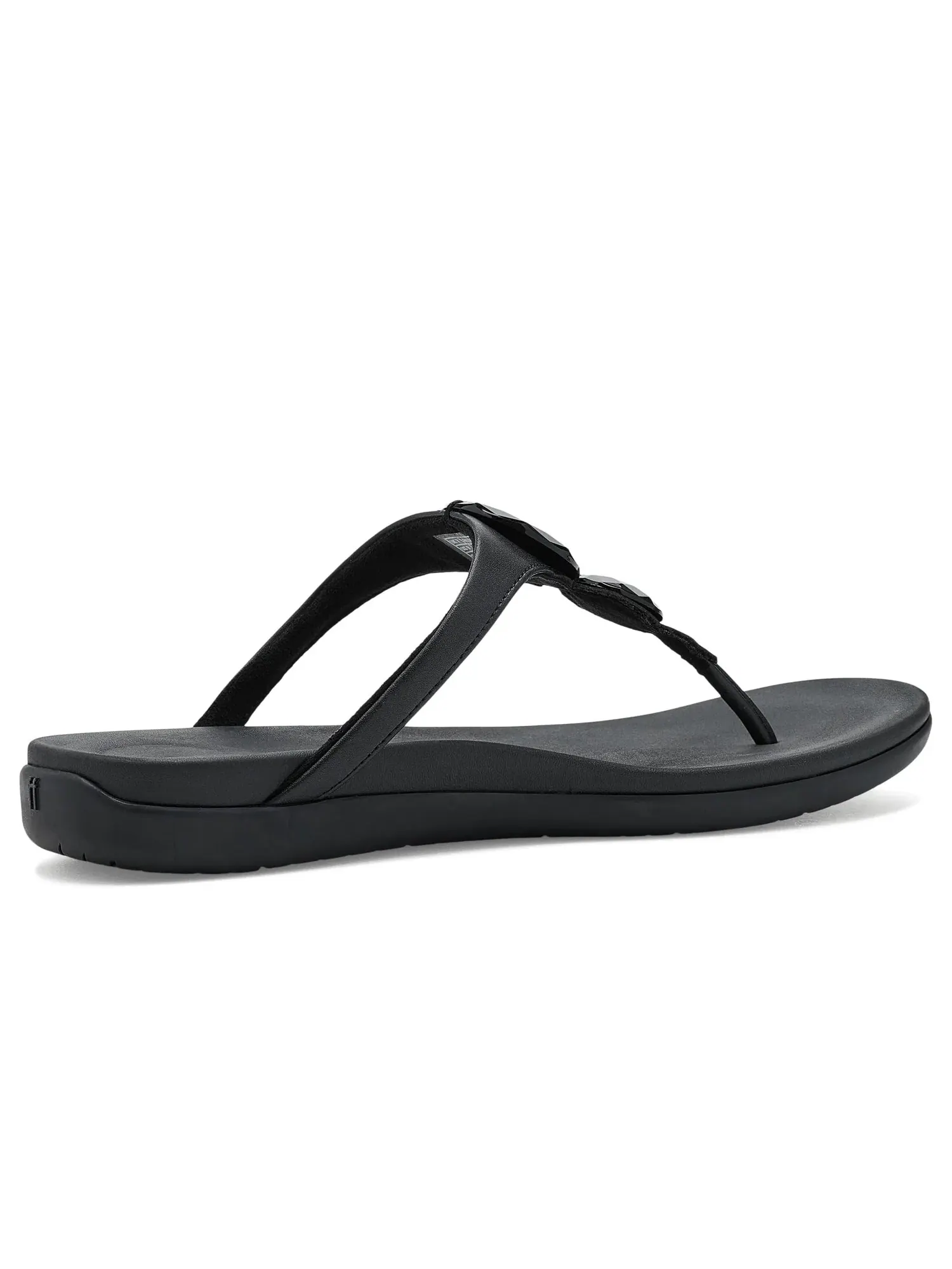 Сандалии Solay Glossy-Disc с перемычкой между пальцами Fitflop — изображение 3 из 4, черный
