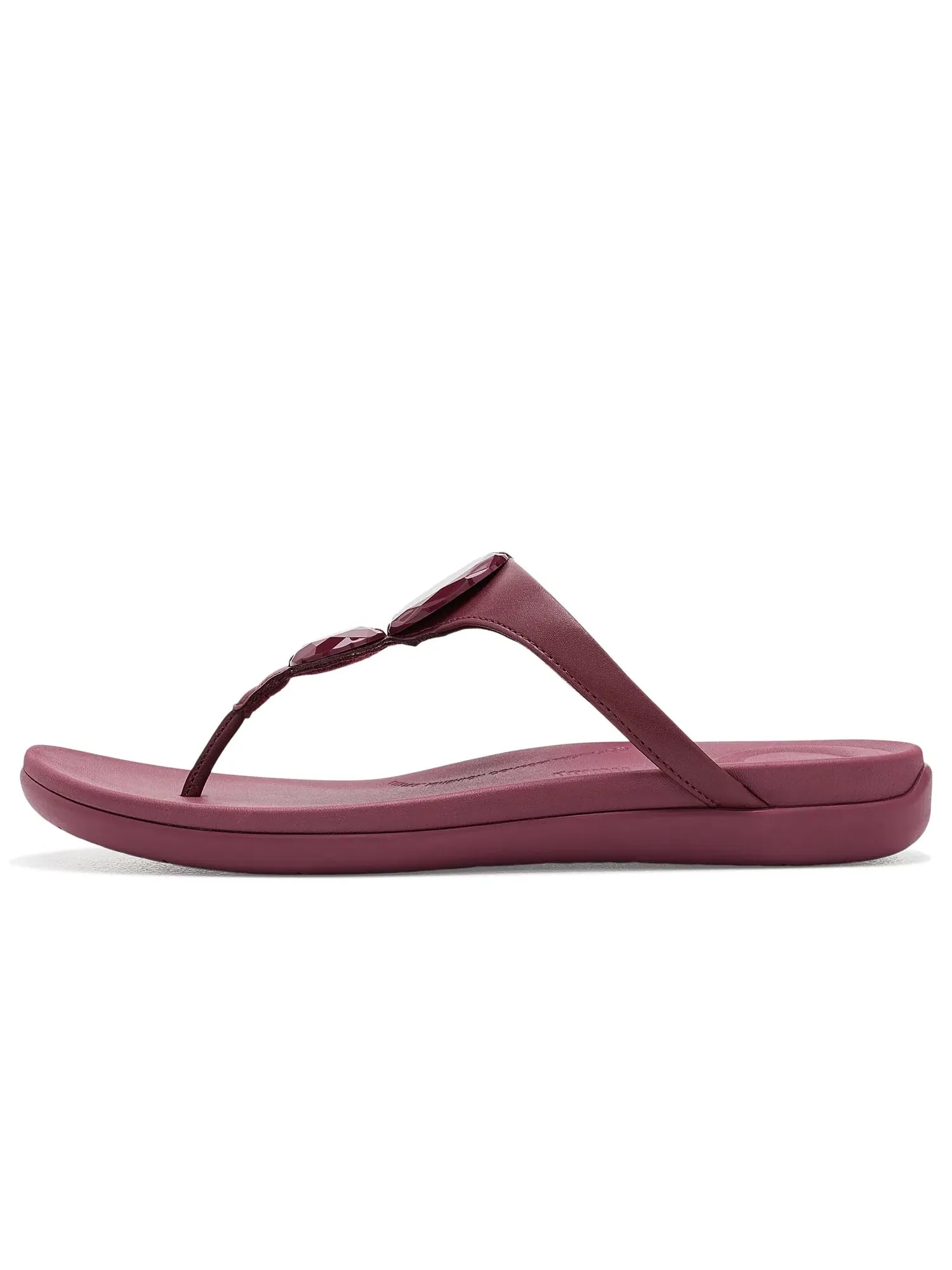 Сандалии Solay Glossy-Disc с перемычкой между пальцами Fitflop — изображение 4 из 4, фиолетовый