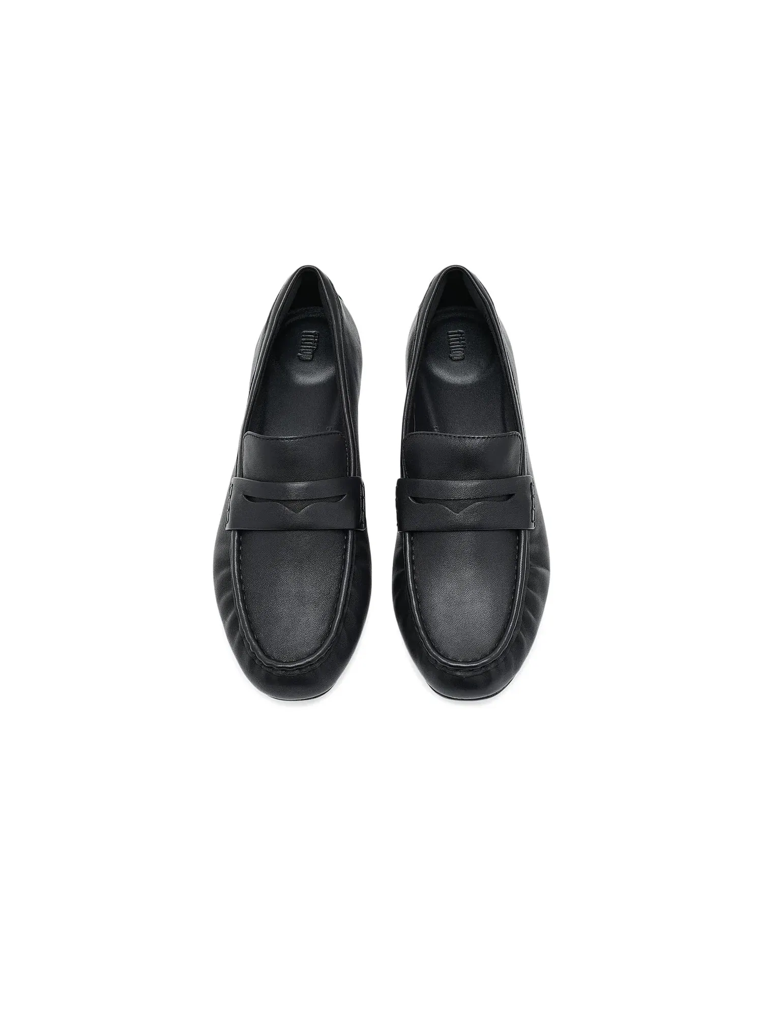 Кожаные лоферы Delicato Fitflop — изображение 2 из 4, черный