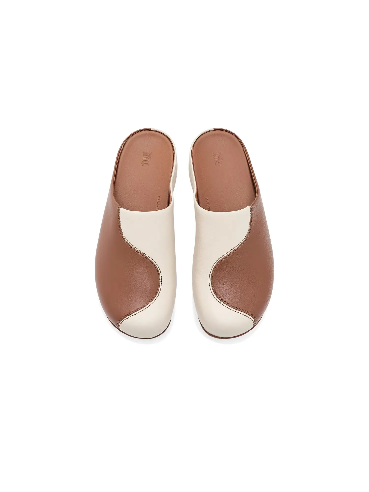 Мюли Shuv Two-tone Mules Fitflop — изображение 2 из 4, бежевый/бежевый