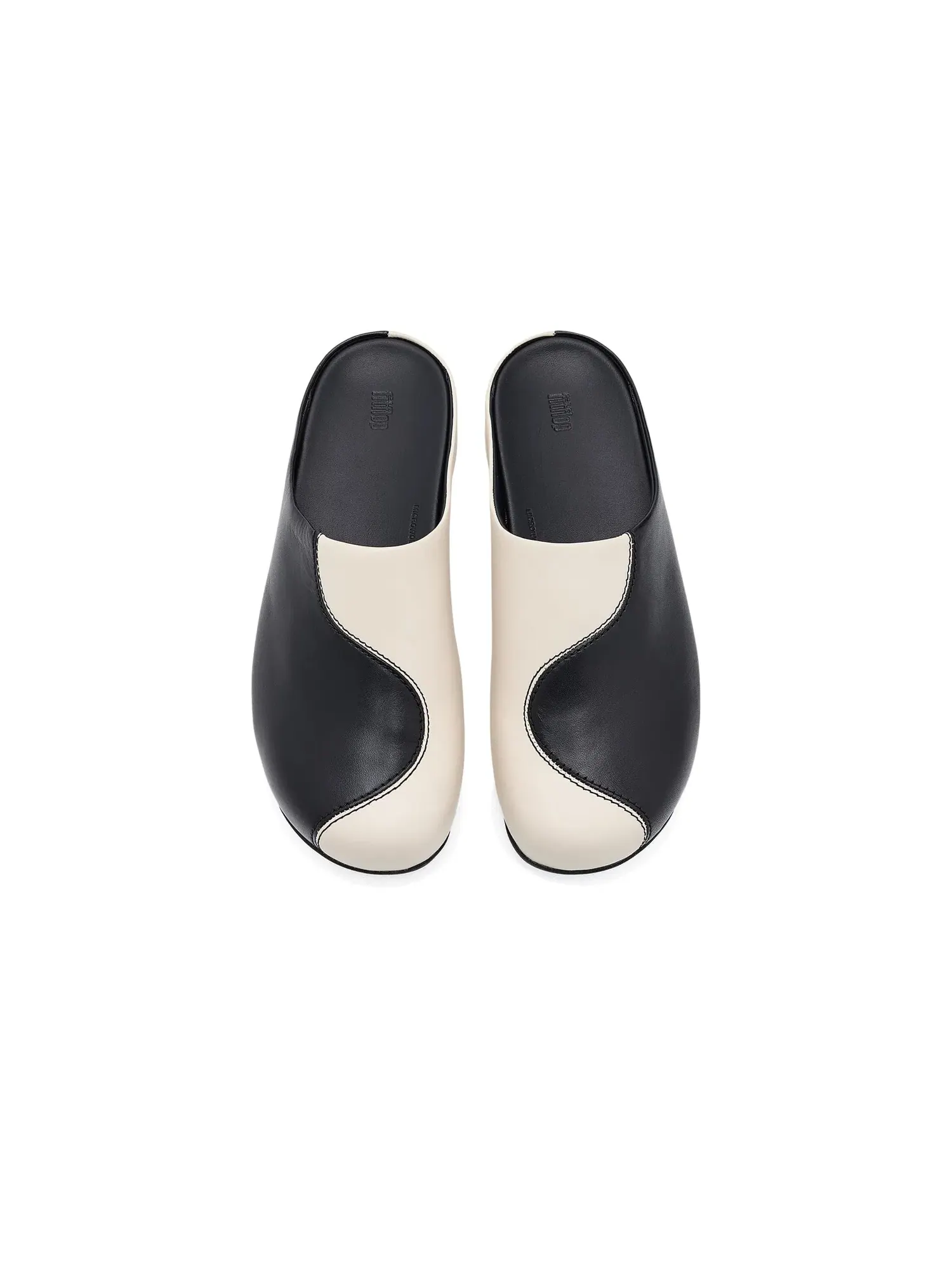 Мюли Shuv Two-tone Mules Fitflop — изображение 2 из 4, черный/бежевый