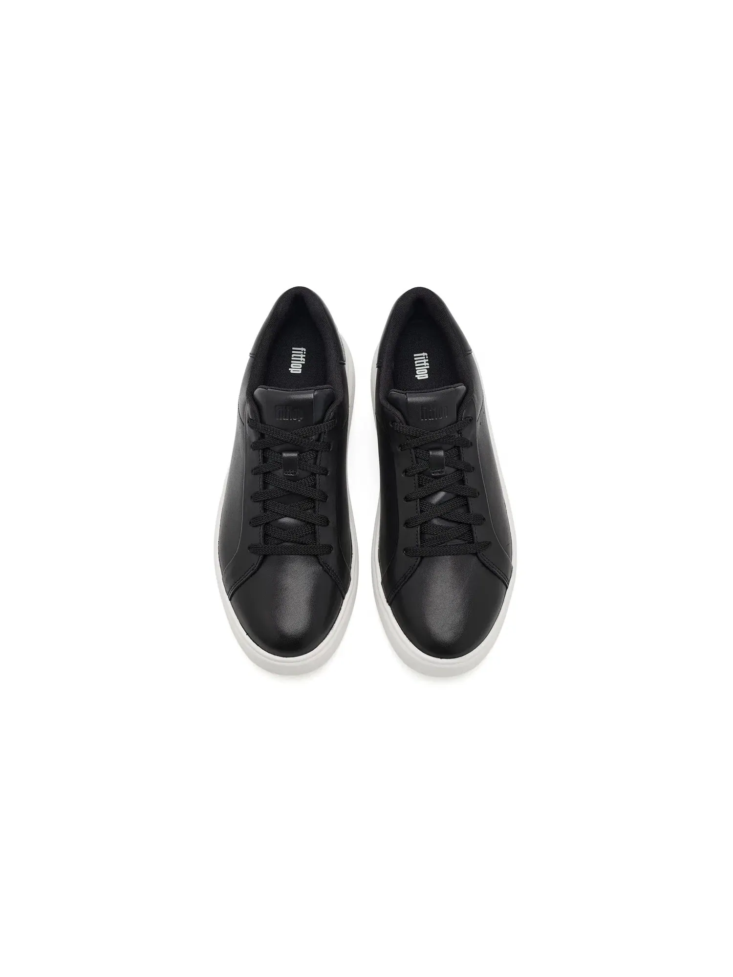 Кожаные кроссовки на шнуровке Rtg Fitflop — изображение 2 из 4, черный