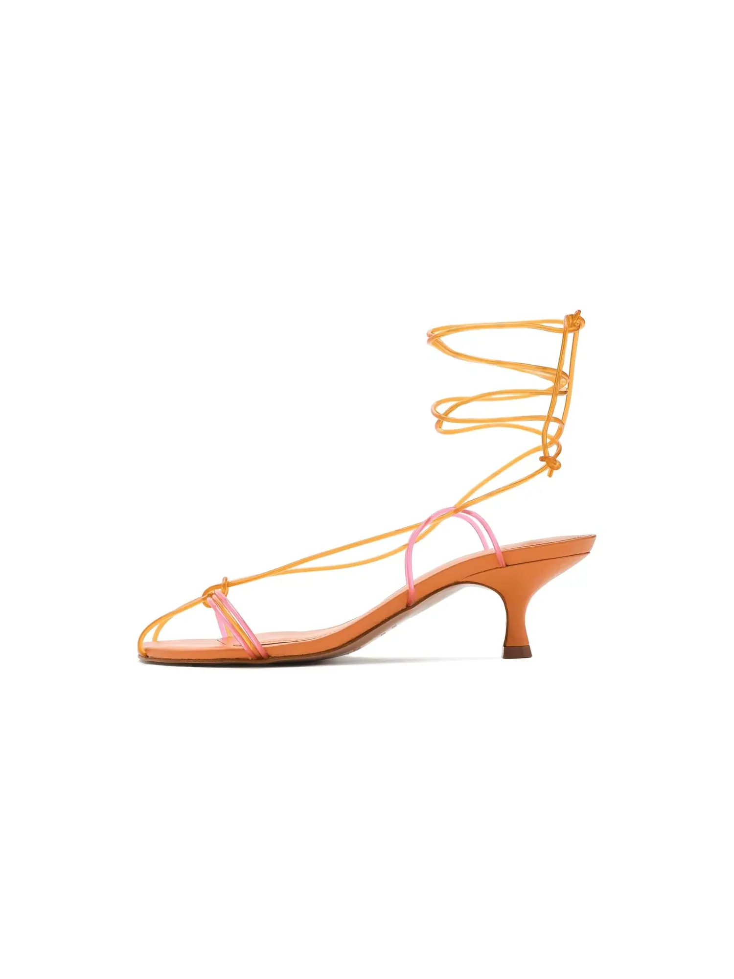 Туфли на низком каблуке Spaghetti Jelly Kitten Heels Farm Rio — изображение 4 из 4, розовый