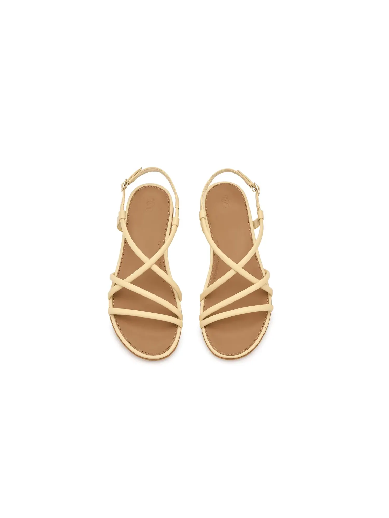 Кожаные сандалии Gracie с ремешками на спине Fitflop — изображение 2 из 4, блондин