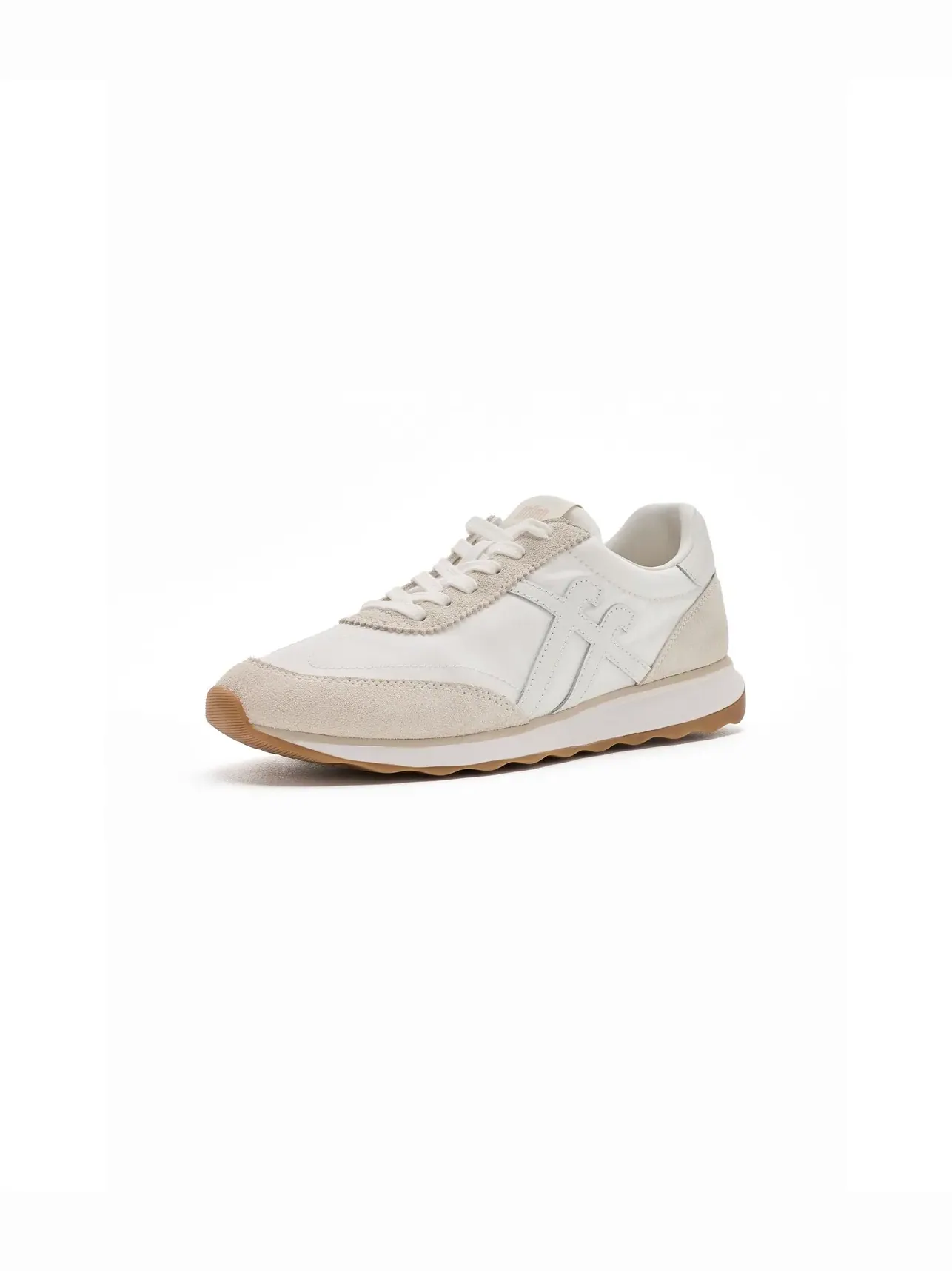 Кроссовки Retro-Q FF из ткани и замши Fitflop — изображение 1 из 4, белый