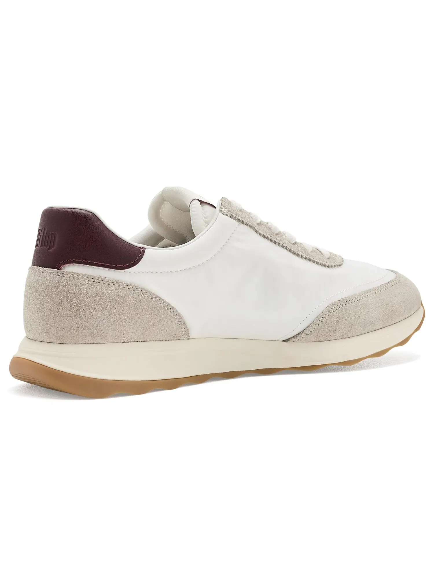 Кроссовки Retro-Q FF из ткани и замши Fitflop — изображение 3 из 4, белый/темный