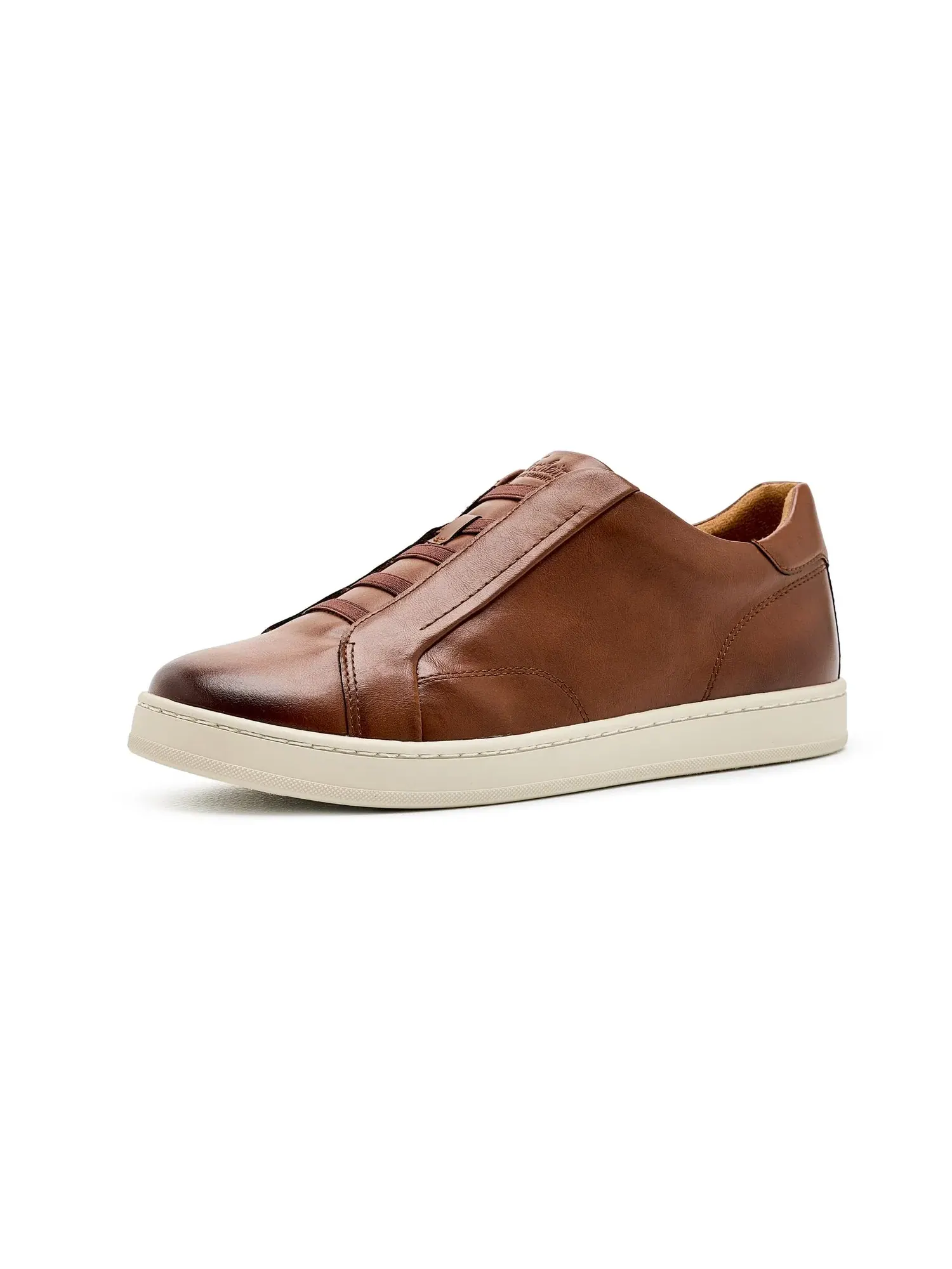 Кроссовки Monopoli Elastic Lace to Toe, Jr. (для малышей, маленьких и больших детей) Florsheim Kids — коричневый