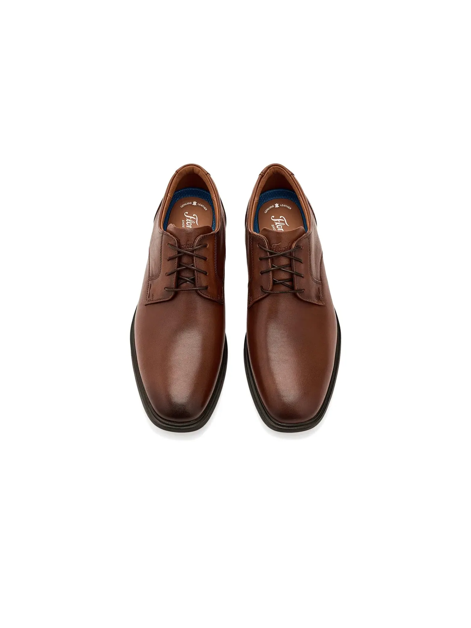 Оксфорды с гладким носком Forecast II Plain Toe Oxford Florsheim — изображение 2 из 4, коричневый
