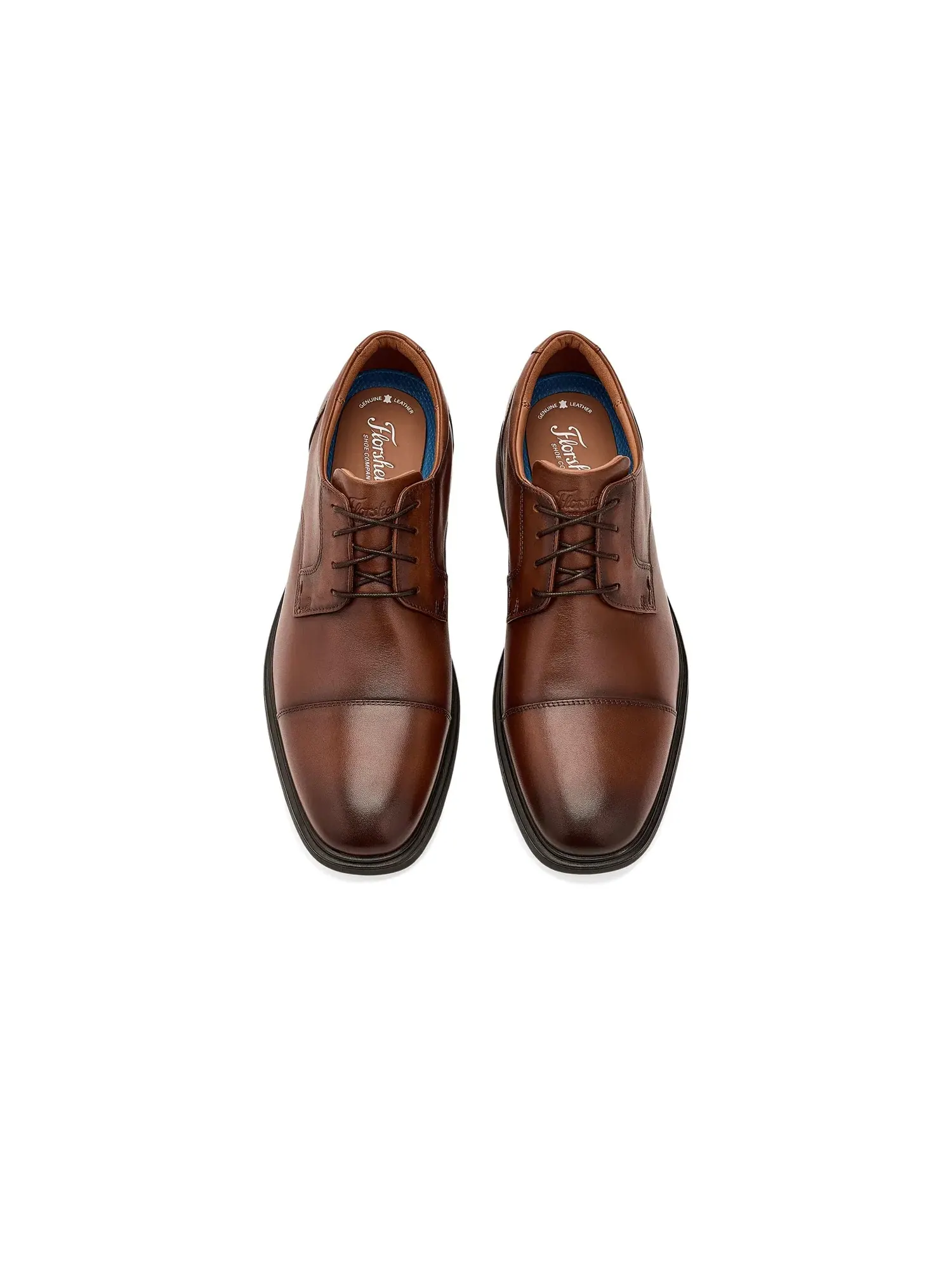 Оксфорды с закрытым носком Forecast II Cap Toe Oxford Florsheim — изображение 2 из 4, коричневый