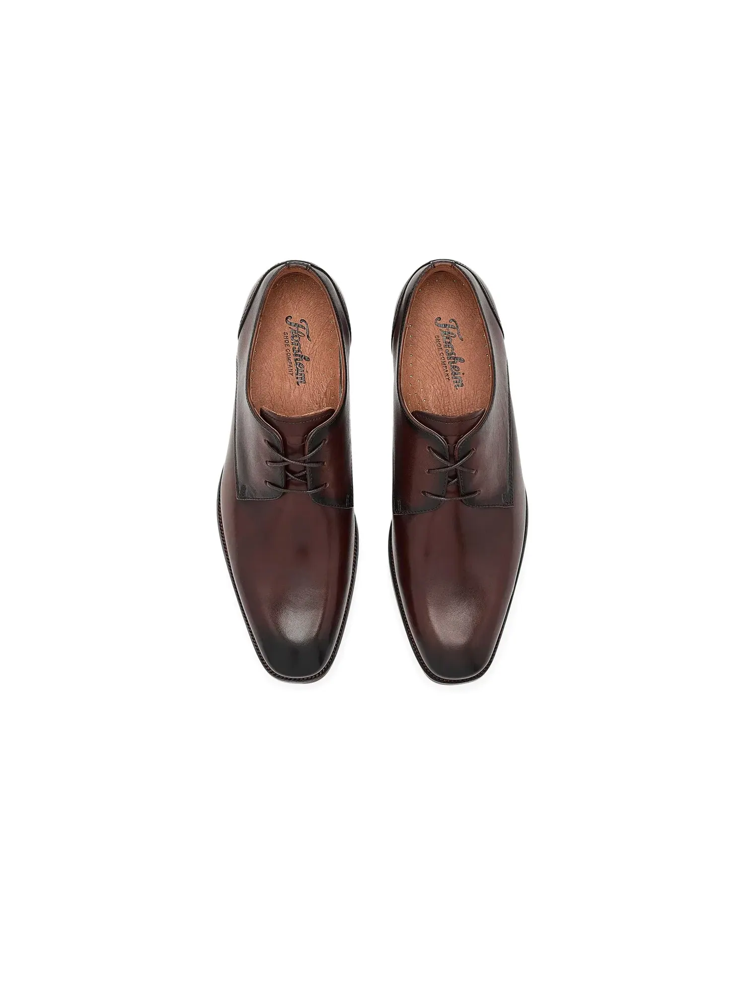 Оксфорды с гладким носком Sorrento Lux Plain Toe Oxford Florsheim — изображение 2 из 4, коричневый