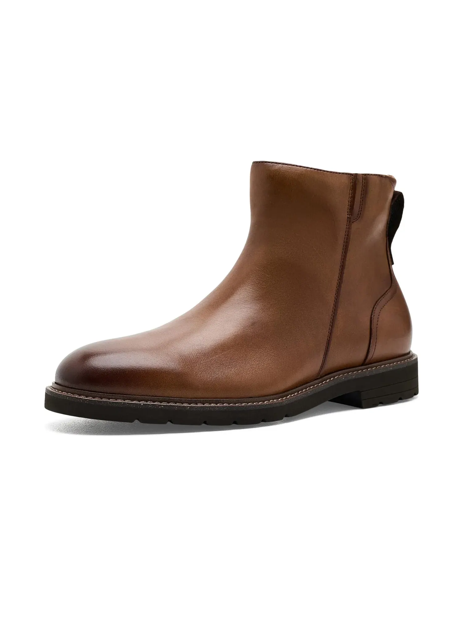 Ботинки Redford с гладким носком и боковой молнией Florsheim — изображение 1 из 4, коньячный