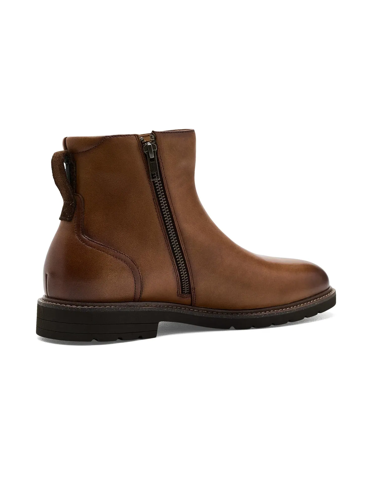Ботинки Redford с гладким носком и боковой молнией Florsheim — изображение 3 из 4, коньячный