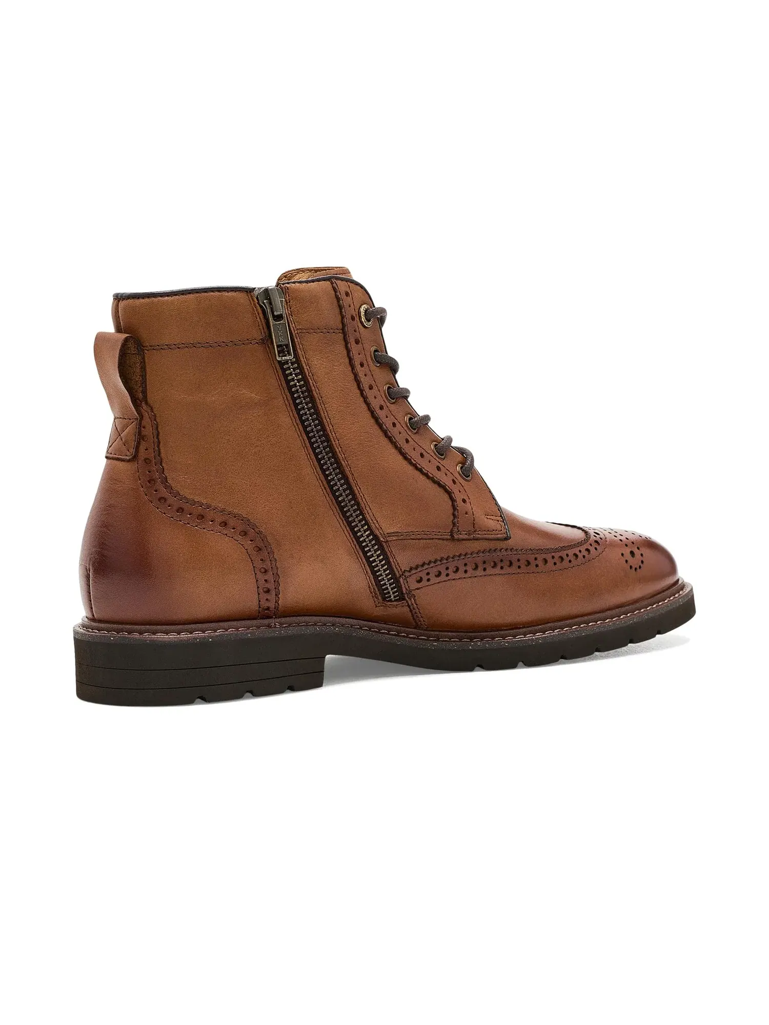 Ботинки Redford с перфорацией и шнуровкой Florsheim — изображение 3 из 4, коньячный