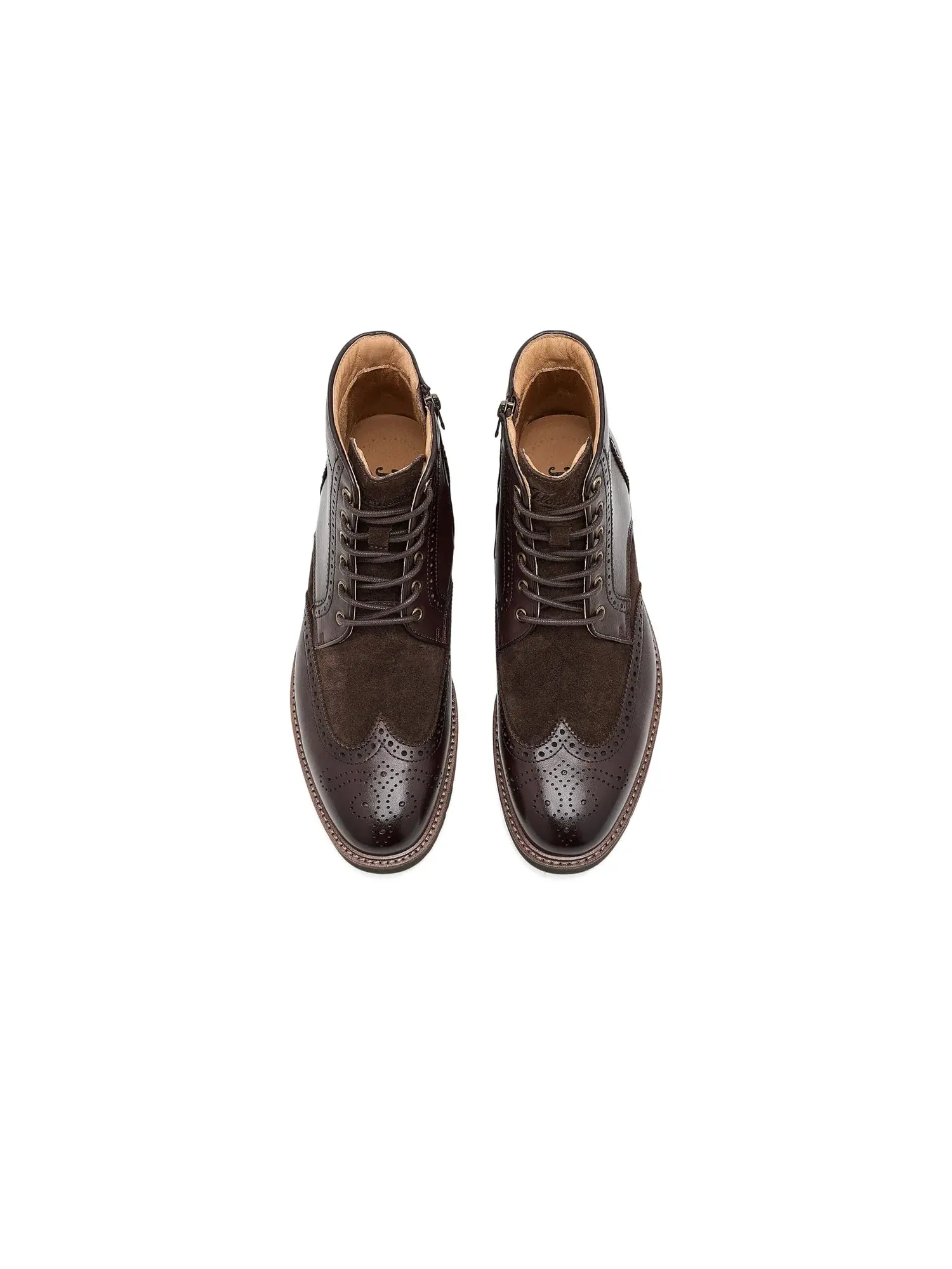 Ботинки Redford с перфорацией и шнуровкой Florsheim — изображение 2 из 4, коричневый