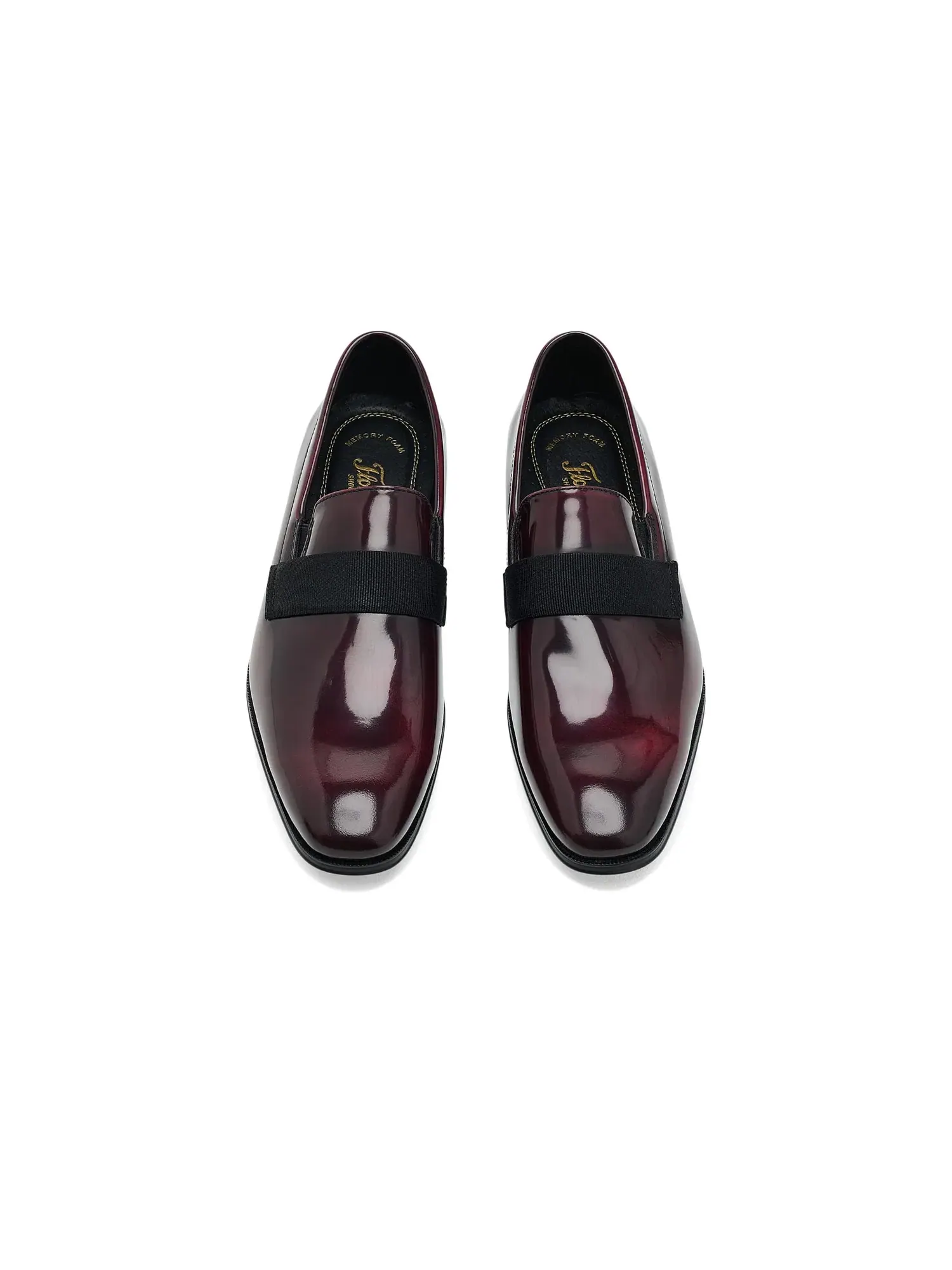 Лоферы Tux Plain Toe Strap SlipOn Florsheim — изображение 2 из 4, бордовый