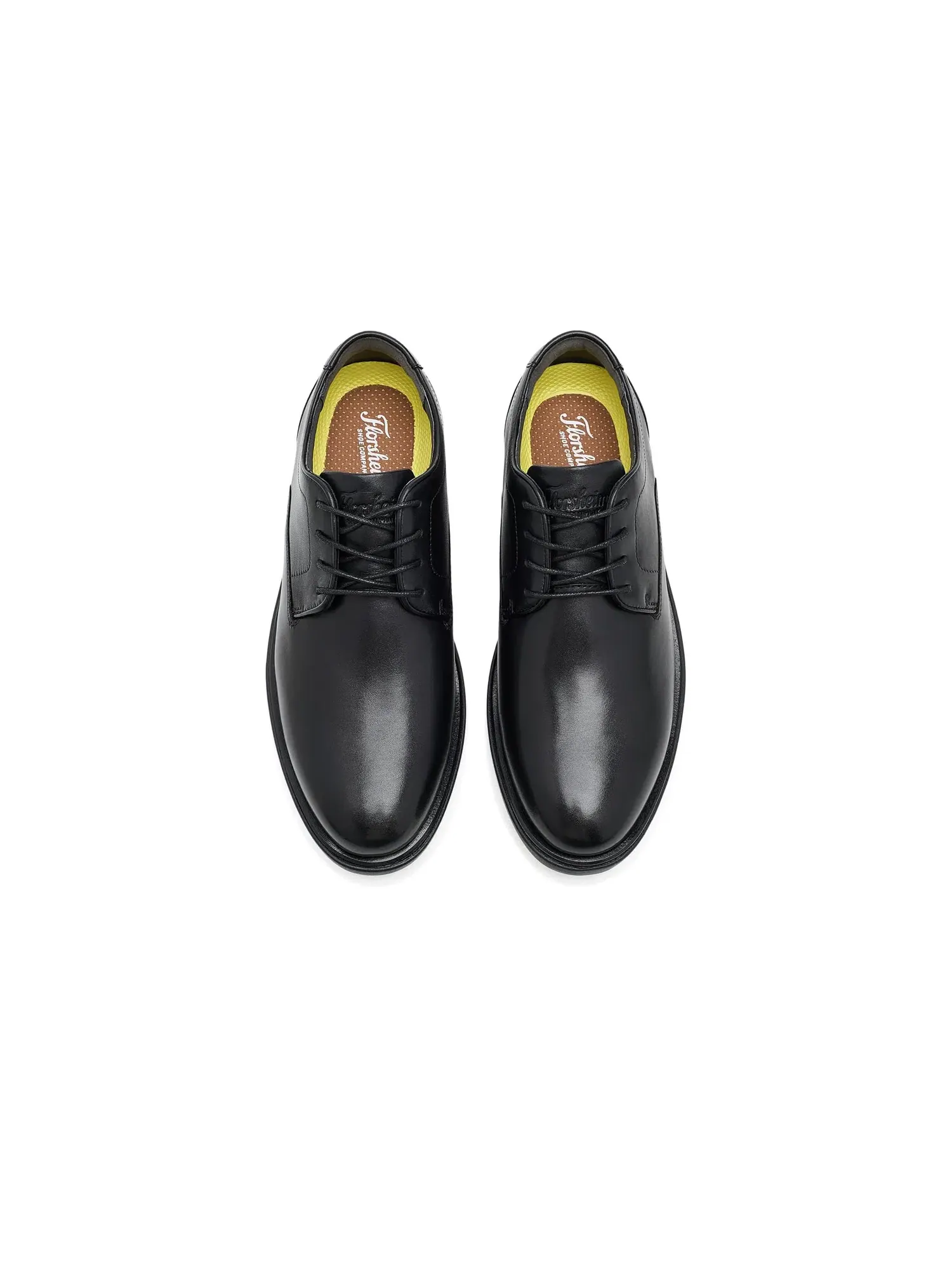 Оксфорды с гладким носком Avenue Plain Toe Oxford Florsheim — изображение 2 из 3, черный/черный