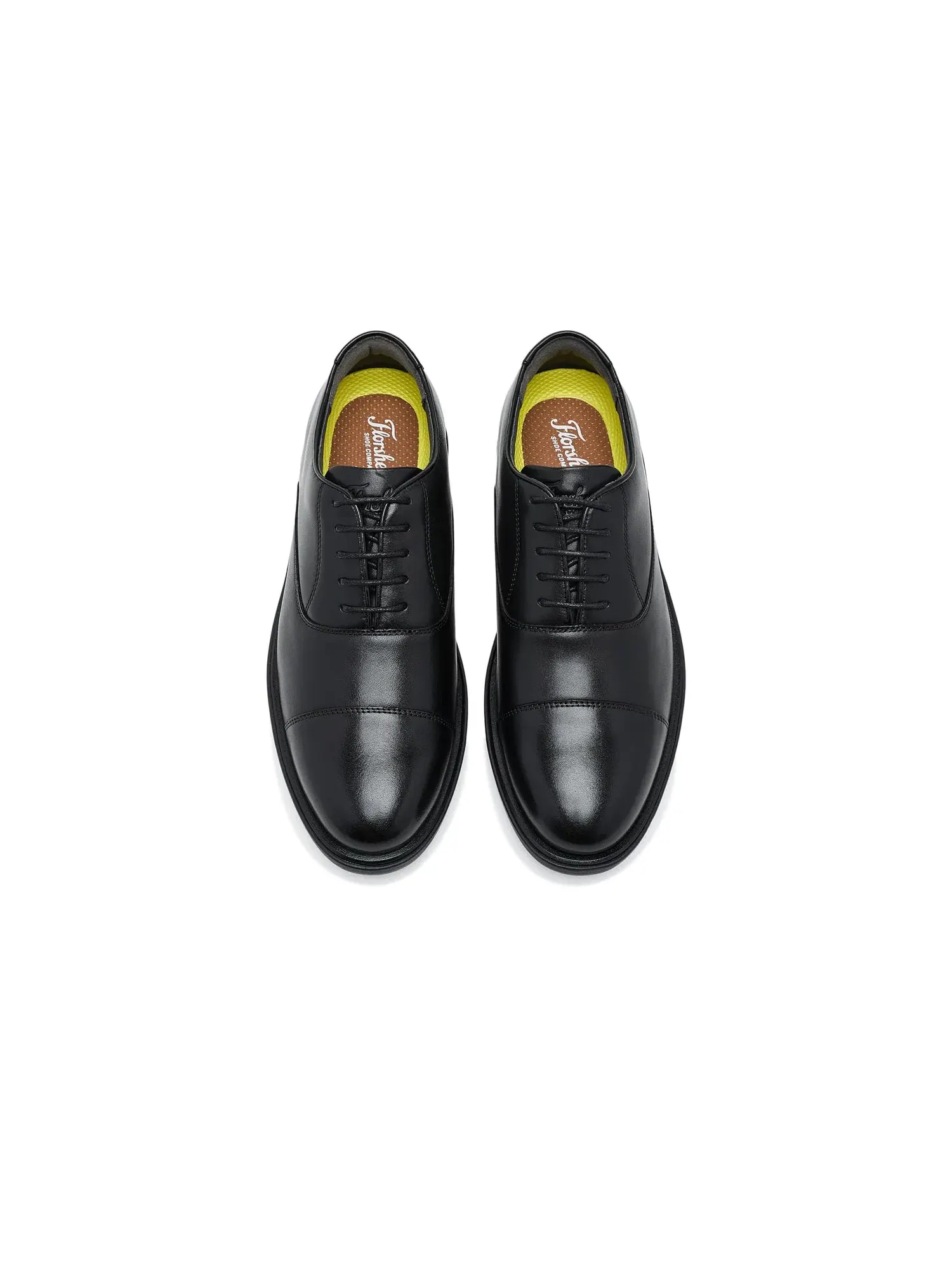 Оксфорды с закрытым носком Avenue Cap Toe Oxford Florsheim — изображение 2 из 4, черный/черный