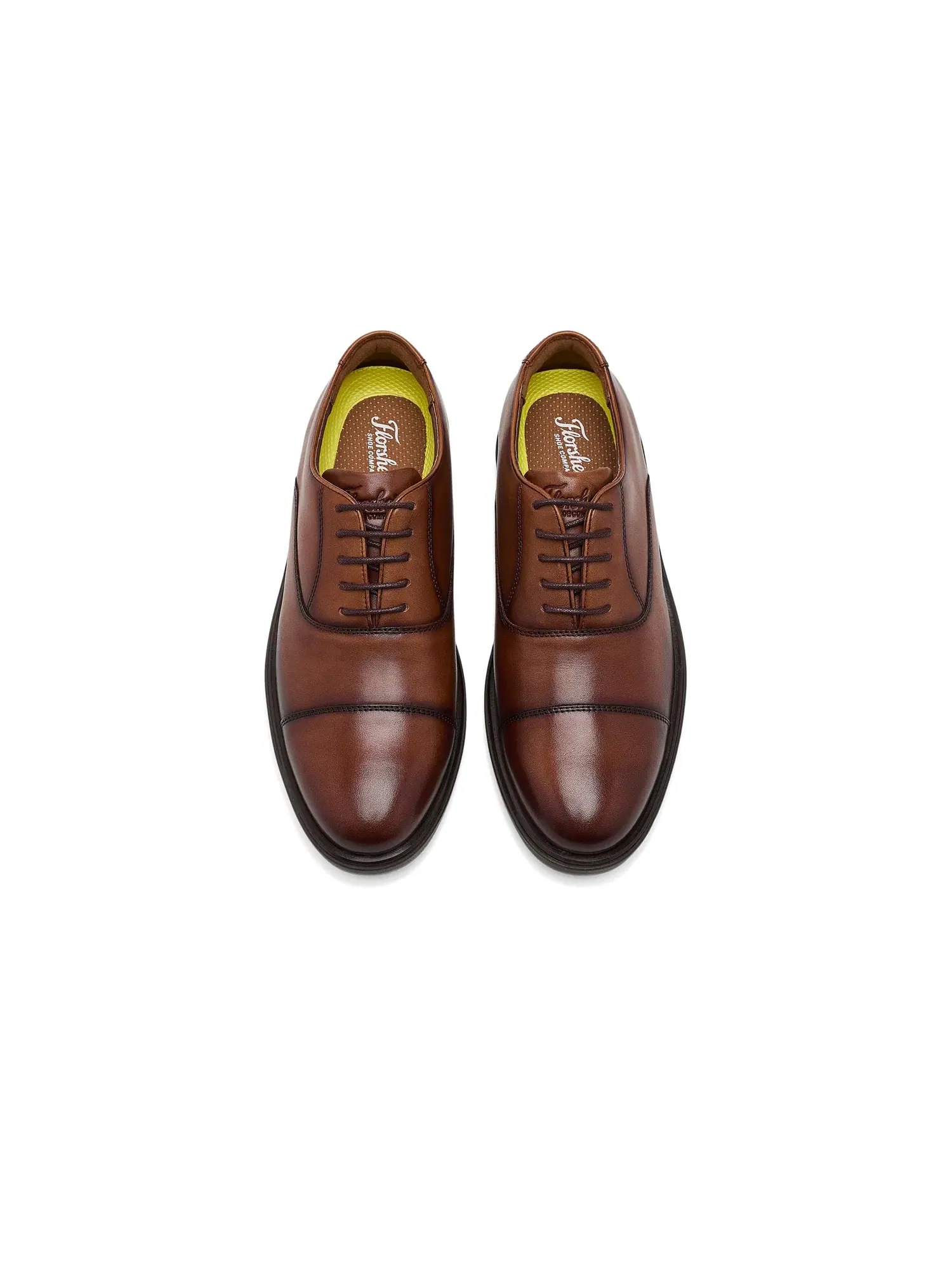 Оксфорды с закрытым носком Avenue Cap Toe Oxford Florsheim — изображение 2 из 4, коньячный/коричневый
