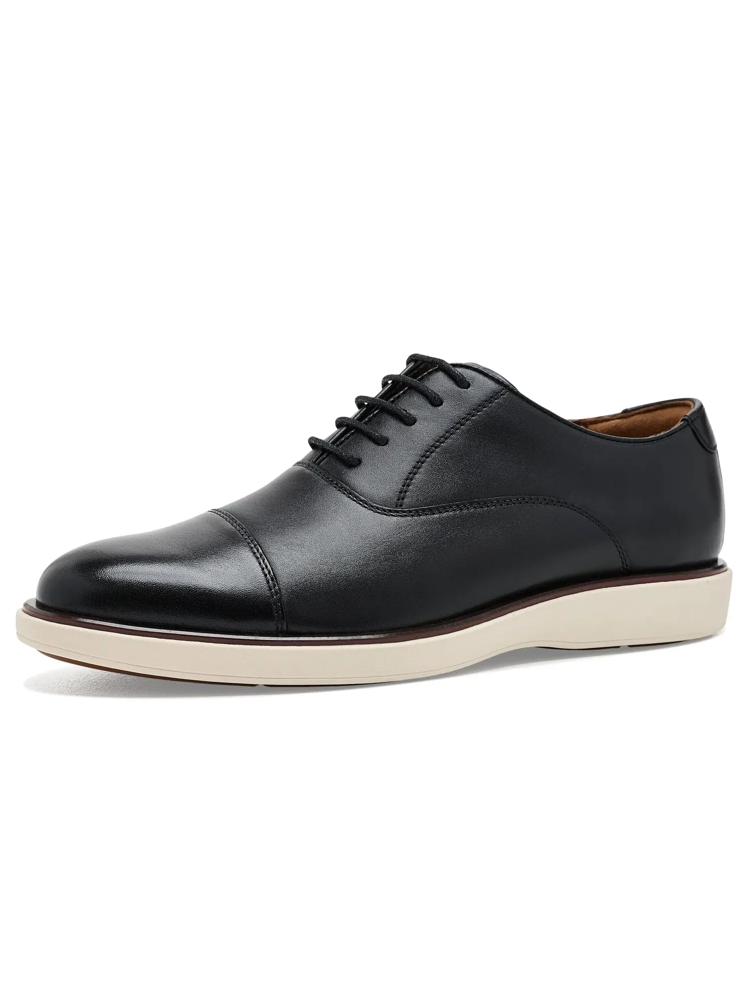 Оксфорды с закрытым носком Avenue Cap Toe Oxford Florsheim — изображение 1 из 4, черный/белый
