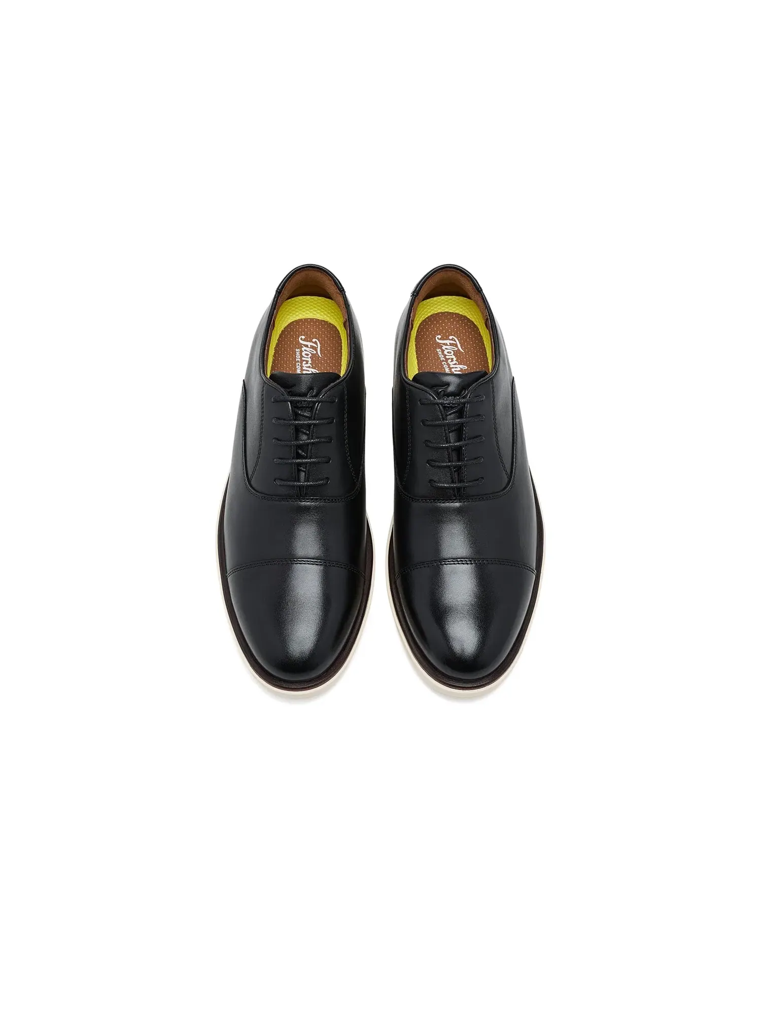 Оксфорды с закрытым носком Avenue Cap Toe Oxford Florsheim — изображение 2 из 4, черный/белый
