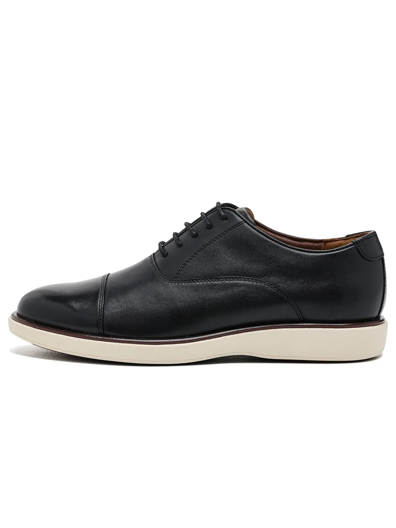 Оксфорды с закрытым носком Avenue Cap Toe Oxford Florsheim — изображение 4 из 4, черный/белый