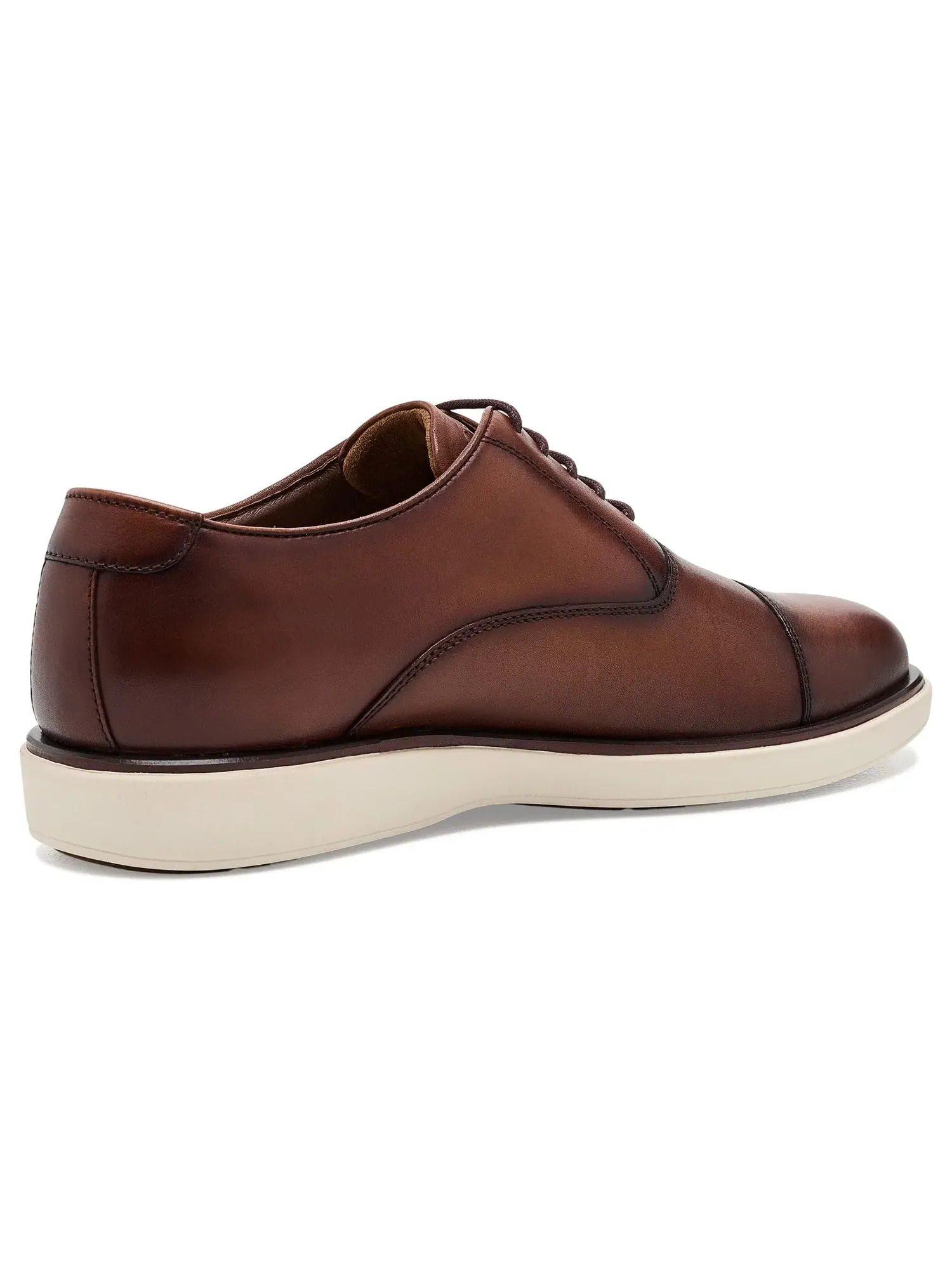 Оксфорды с закрытым носком Avenue Cap Toe Oxford Florsheim — изображение 3 из 4, коньячный/белый