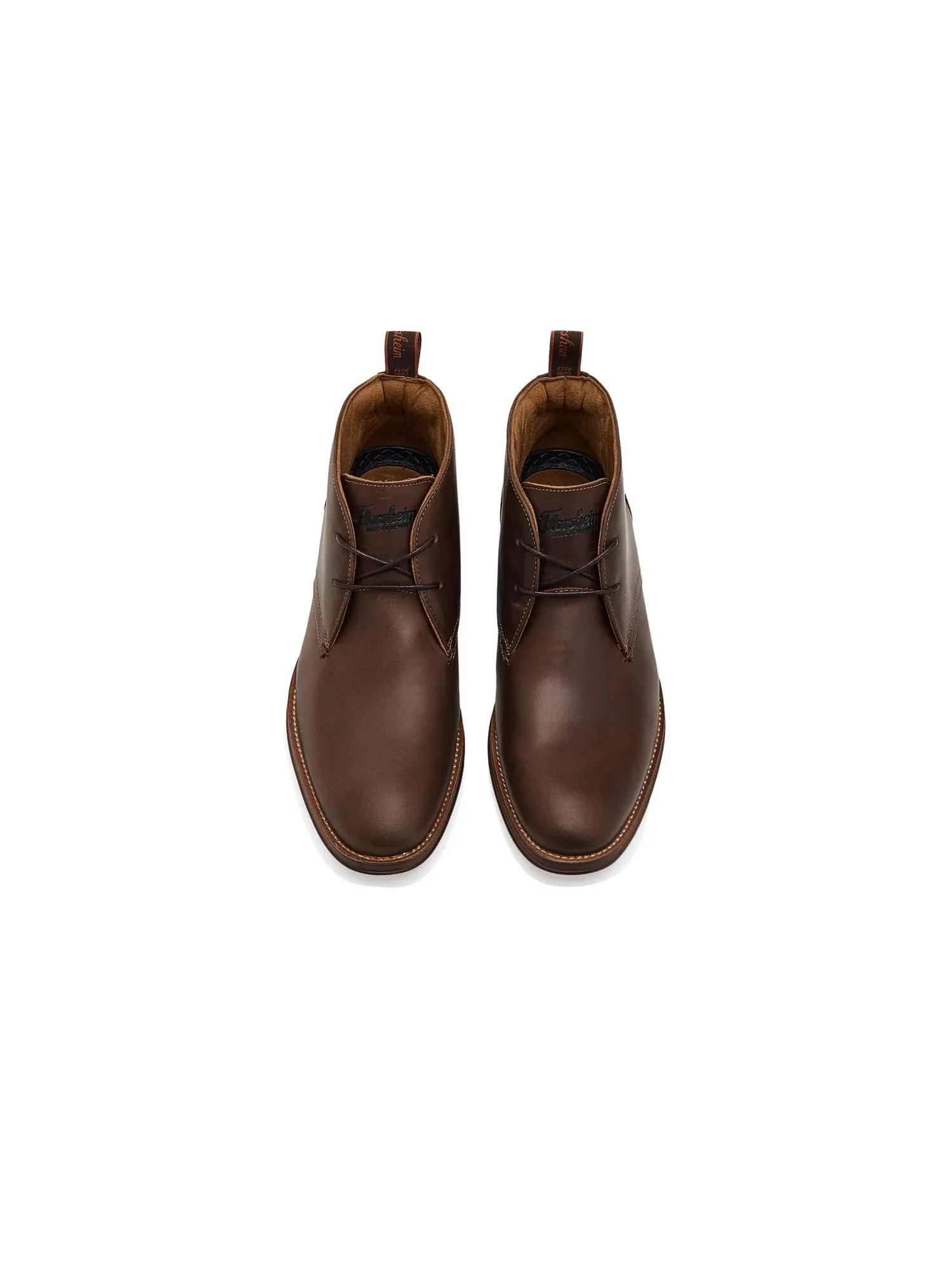 Ботинки-чукка Rucci с гладким носком и массивным носком Florsheim — изображение 2 из 4, коричневый