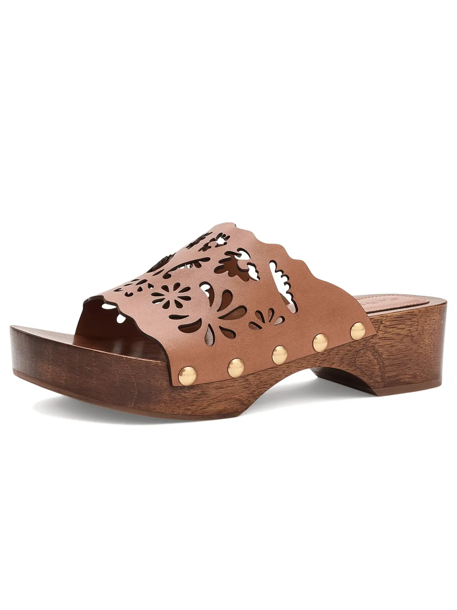 Клоги Lace Leather Clogs Farm Rio — изображение 1 из 4, бежевый
