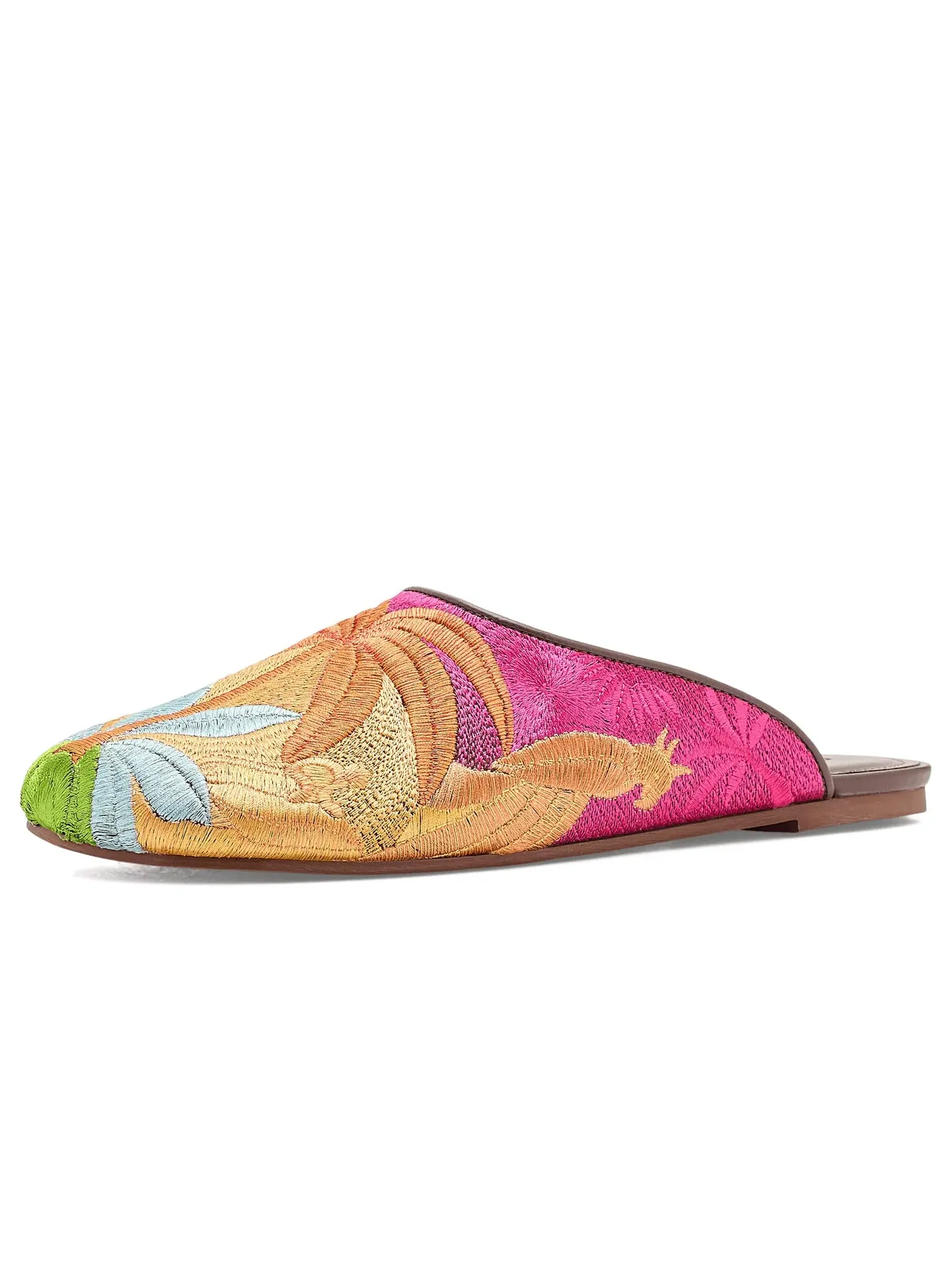 Мюли Raffia Icons Flat Mule Farm Rio — изображение 1 из 4, бежевый
