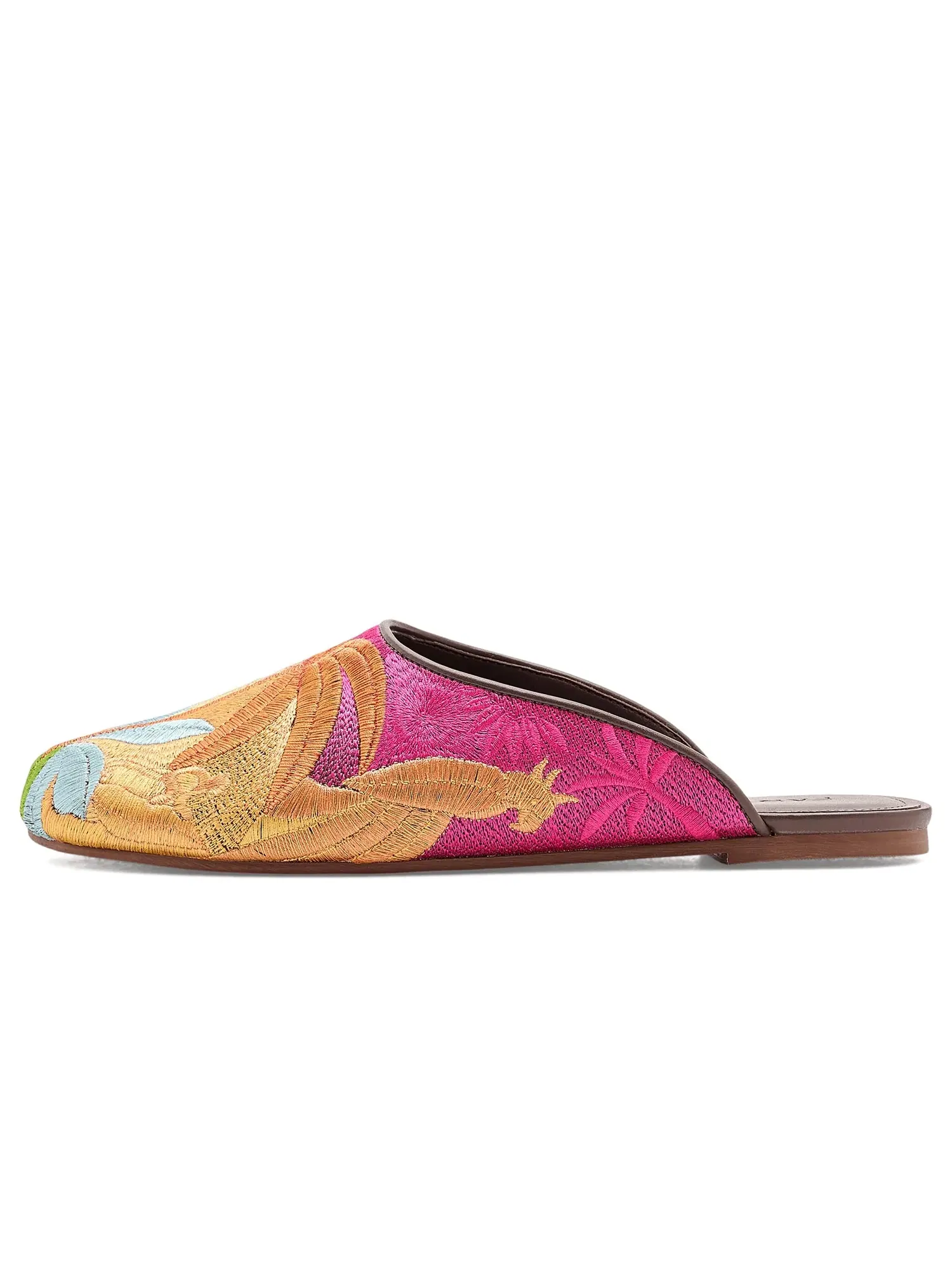 Мюли Raffia Icons Flat Mule Farm Rio — изображение 4 из 4, бежевый