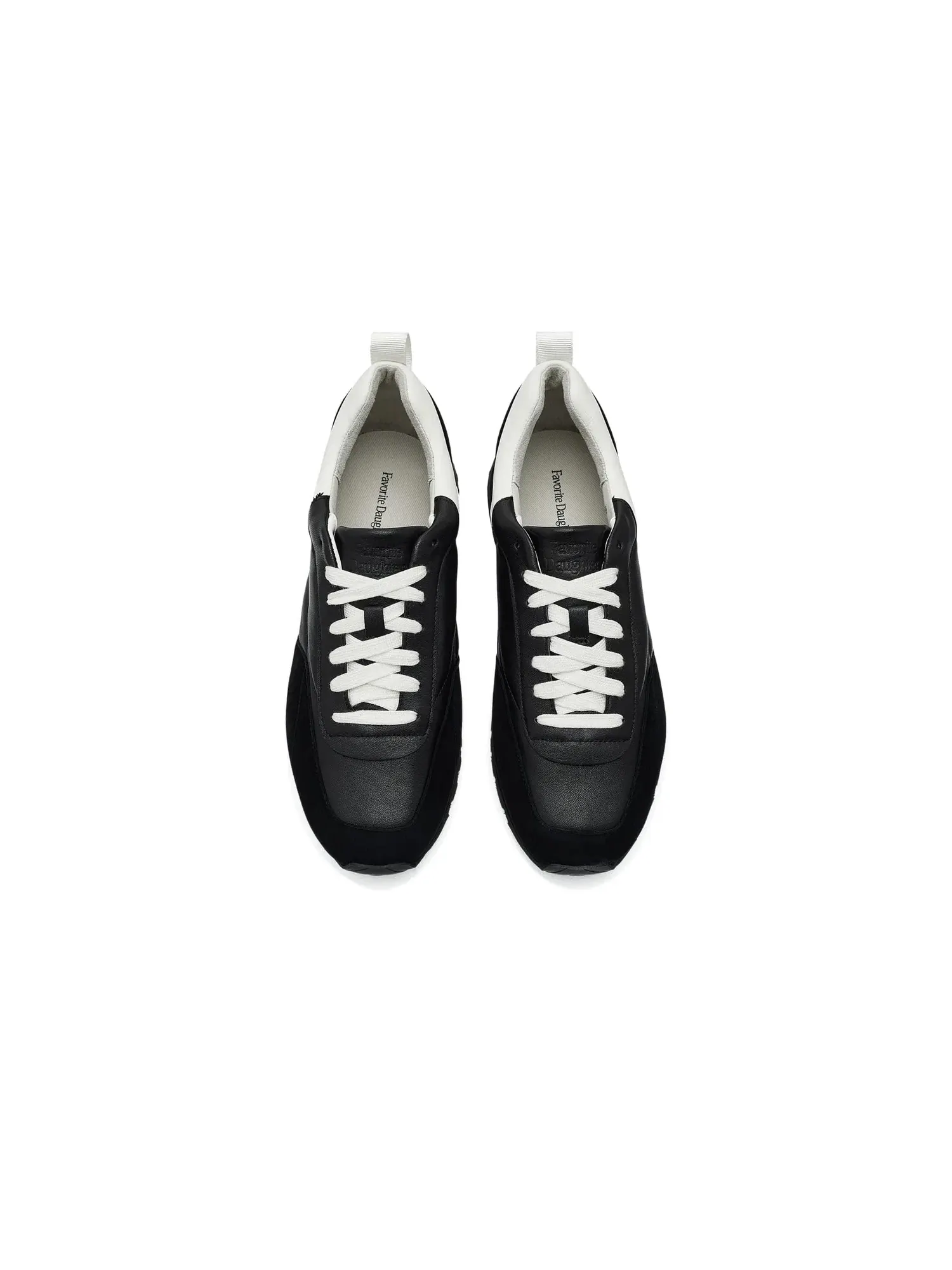 Кроссовки на шнуровке Sophia Lace-Up Favorite Daughter — изображение 2 из 4, черный/белый