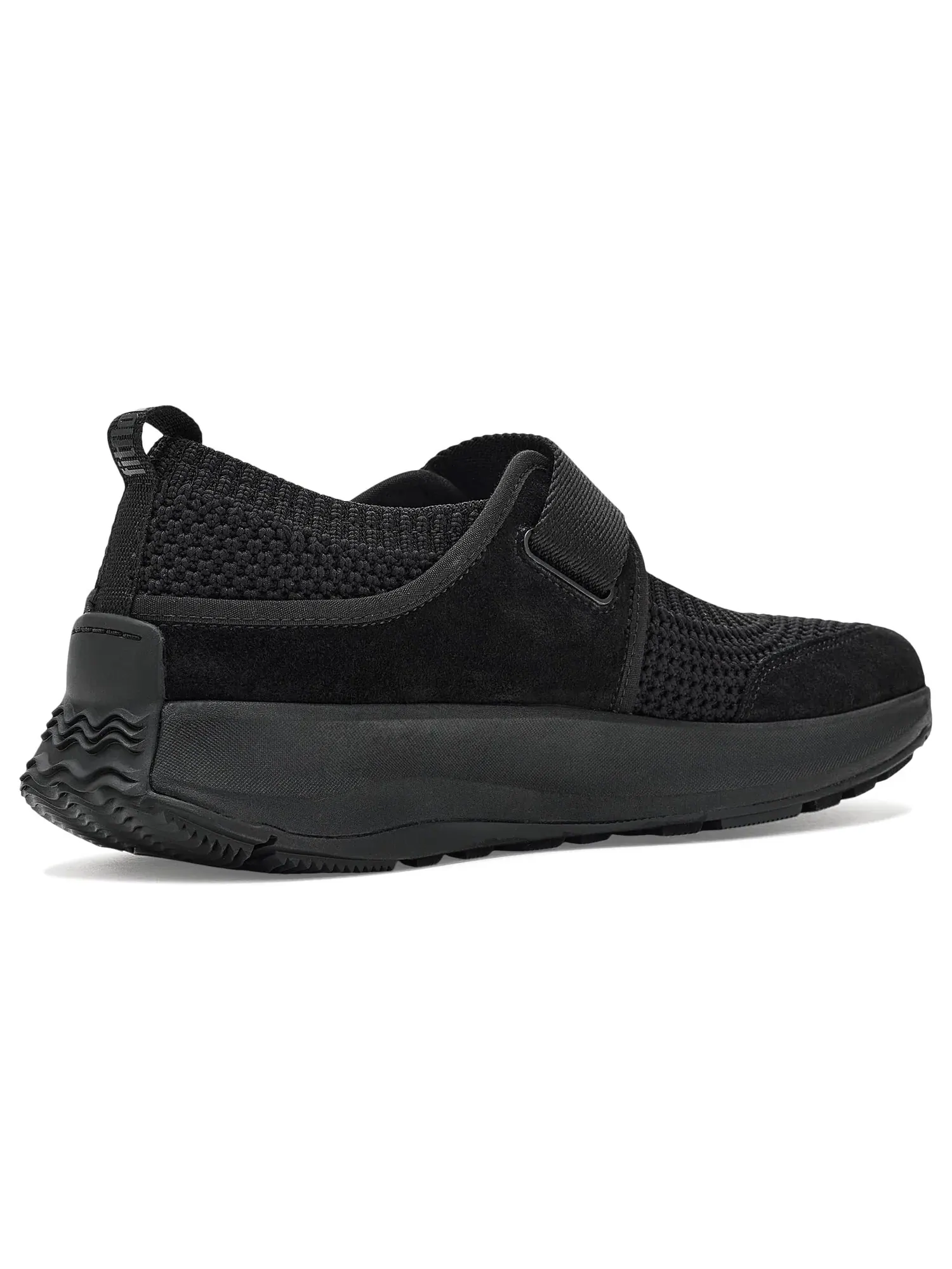 Кроссовки F-mode Flow Knit/Suede Mary Janes Fitflop — изображение 3 из 4, черный