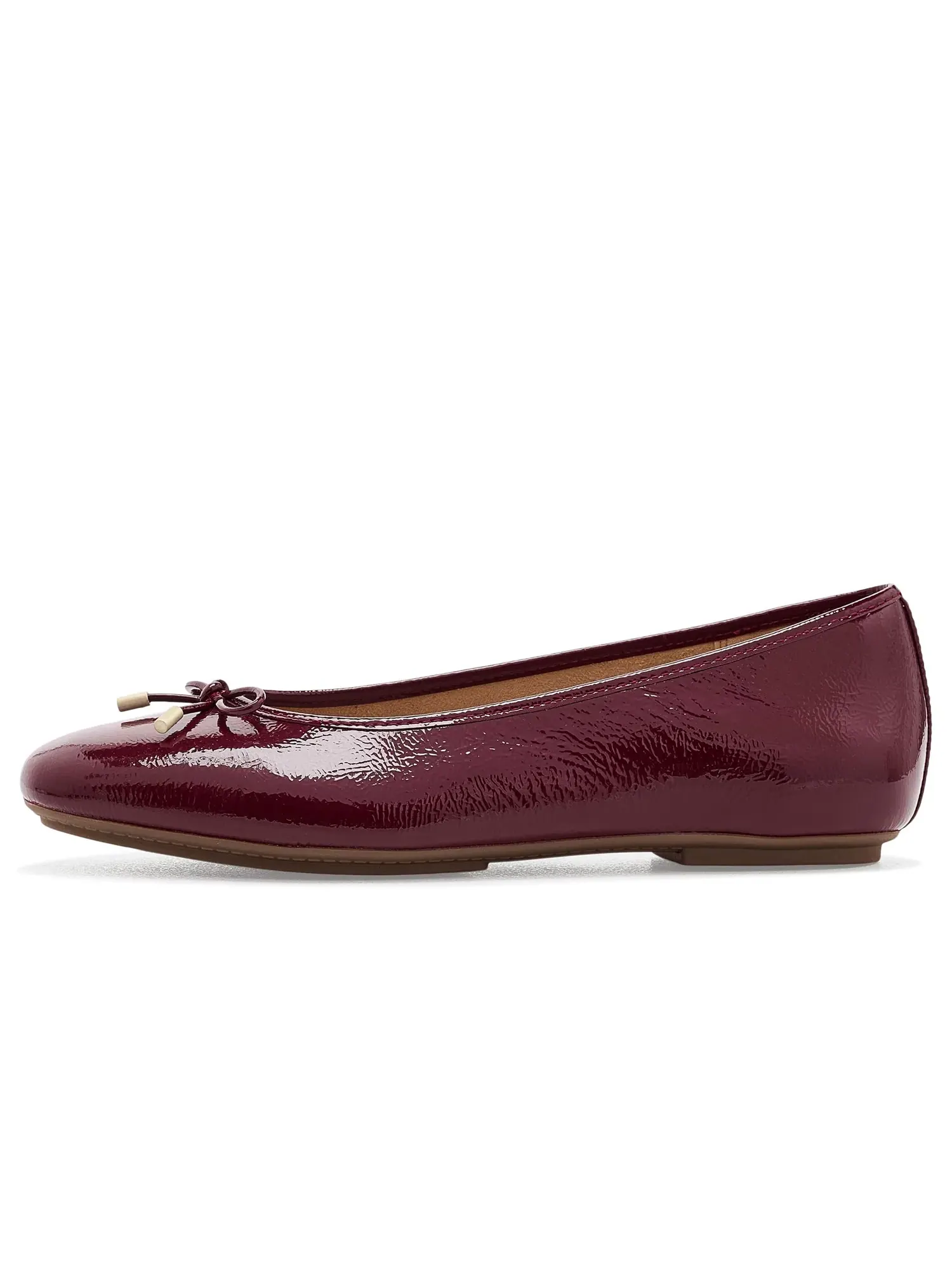 Балетки Delicato Bow из текстурированной лакированной кожи Fitflop — изображение 4 из 4, фиолетовый
