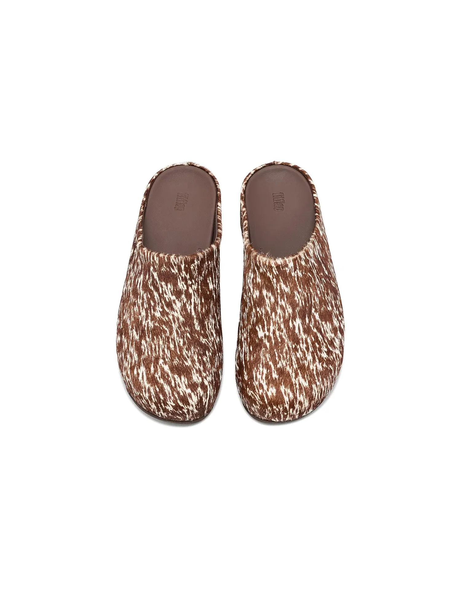 Мюли Shuv Pony Mules Fitflop — изображение 2 из 4, коричневый/белый
